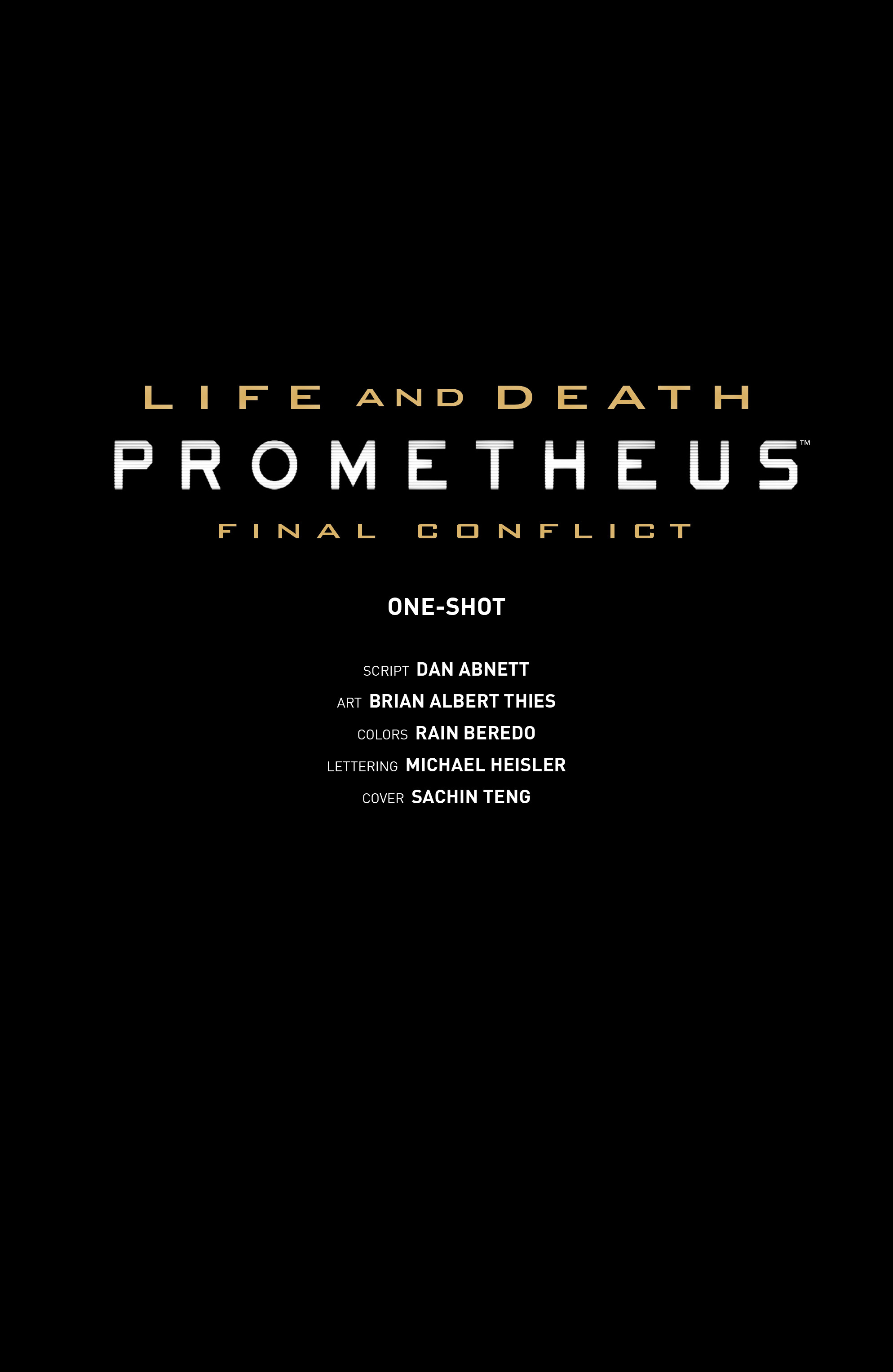 Prometheus: Life and Death (One-shot) issue 1 - Page 44