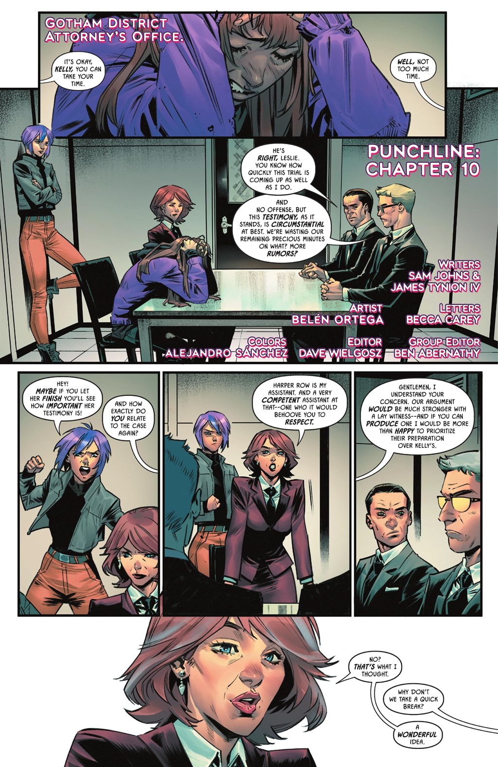 Punchline: The Trial of Alexis Kaye (2022) issue HC - Page 121