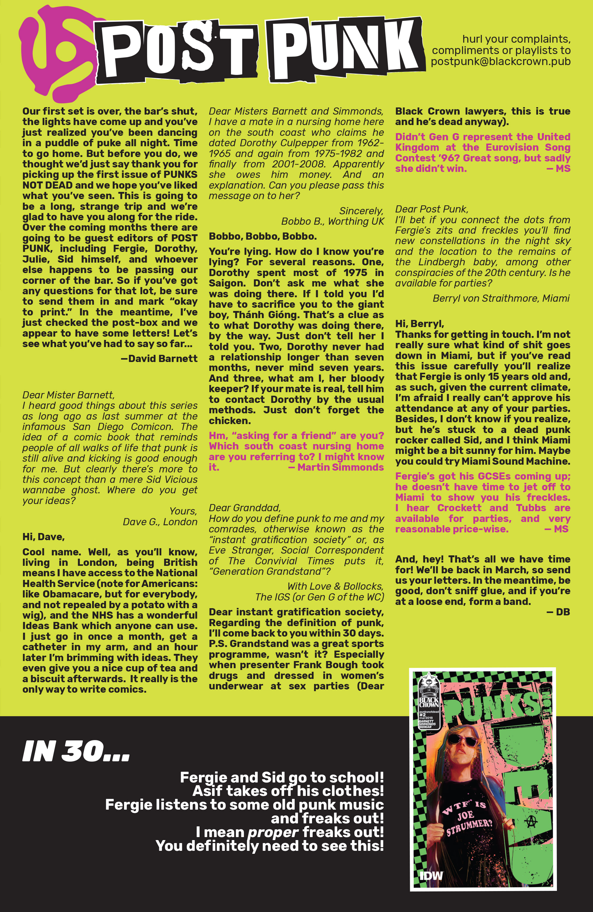 Punks Not Dead (2018) issue 1 - Page 27