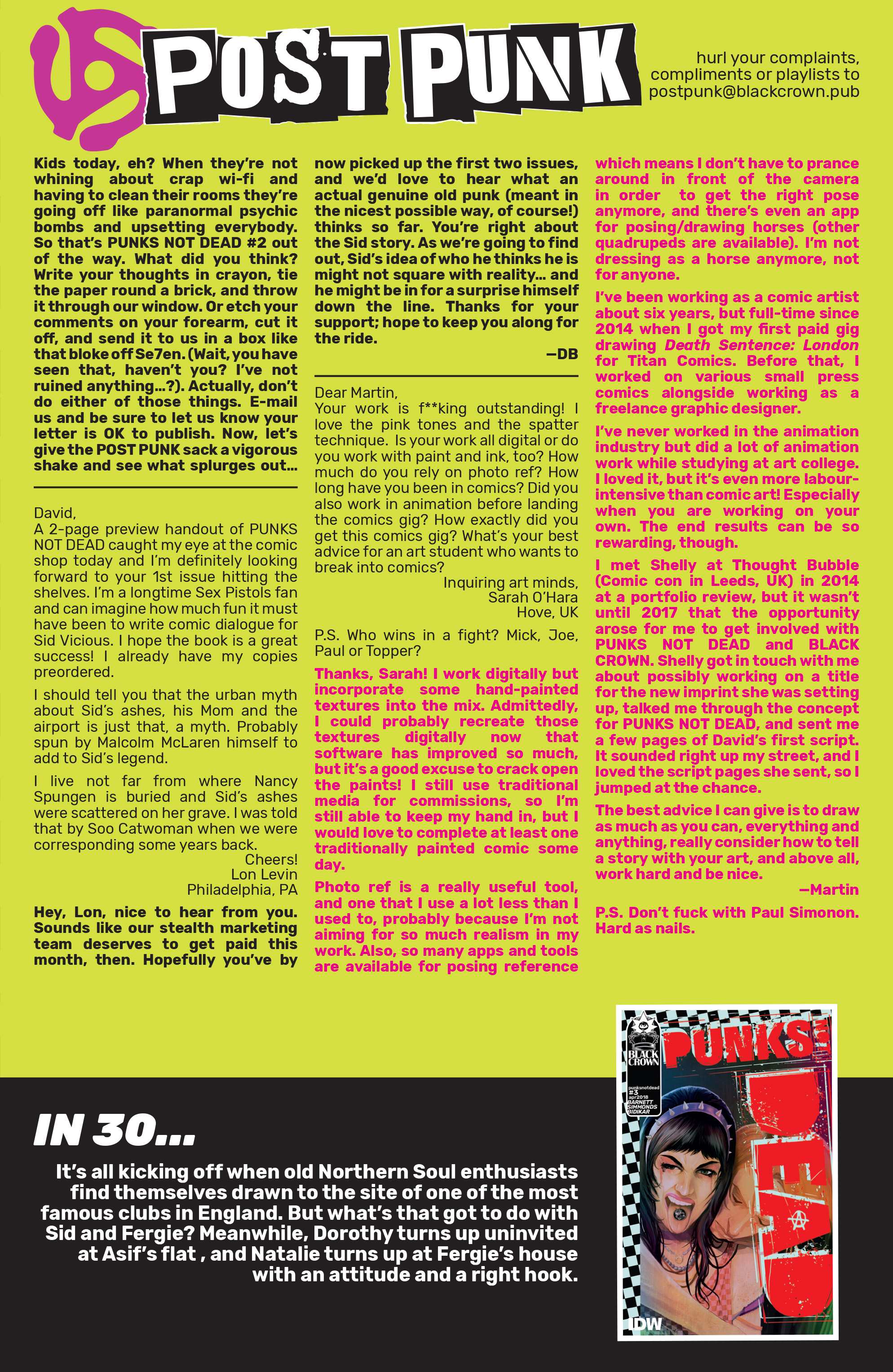 Punks Not Dead (2018) issue 2 - Page 27