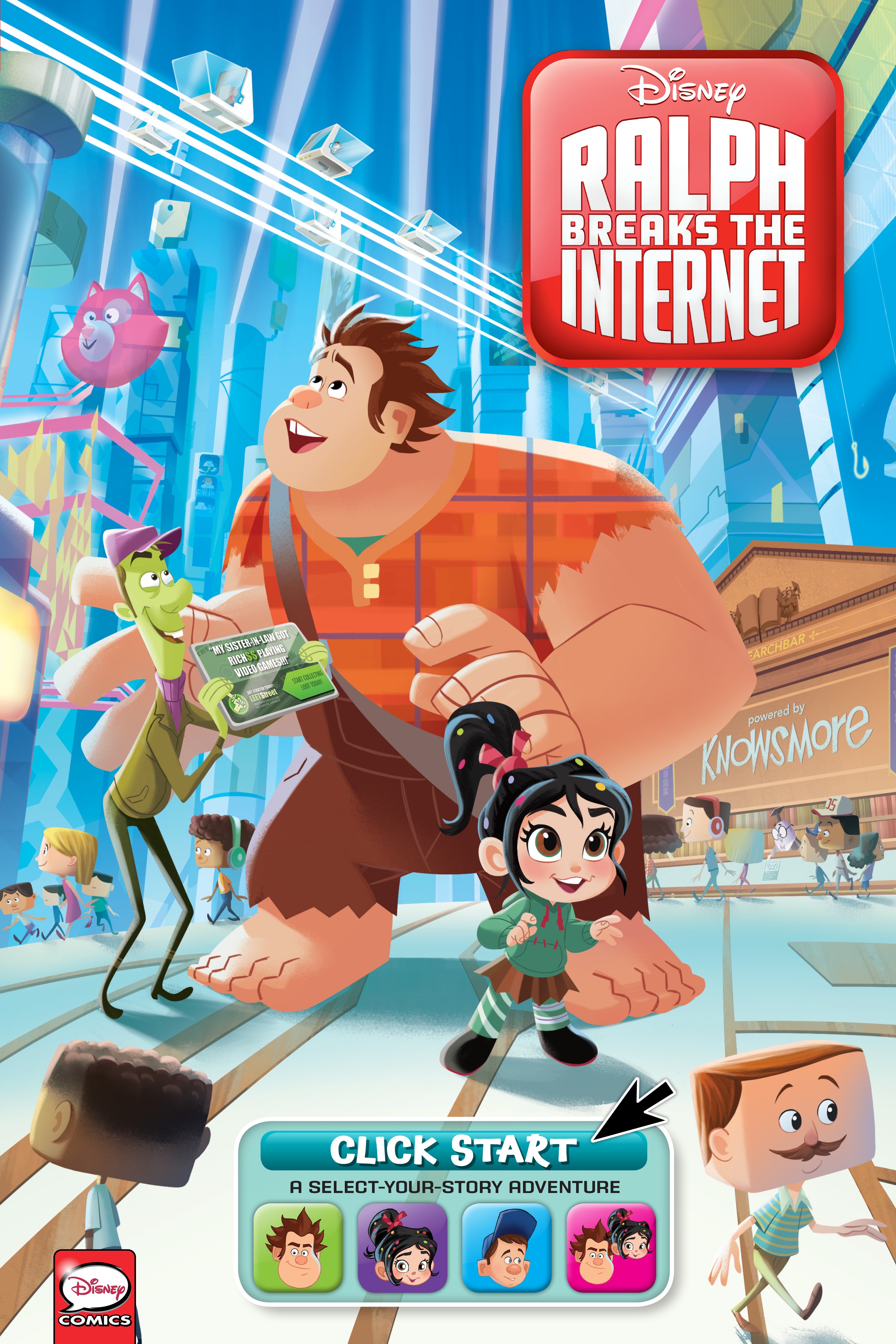 Ralph Breaks The Internet: Click Start--A Select-Your-Story Adventure (2018): Chapter 1 - Page 1