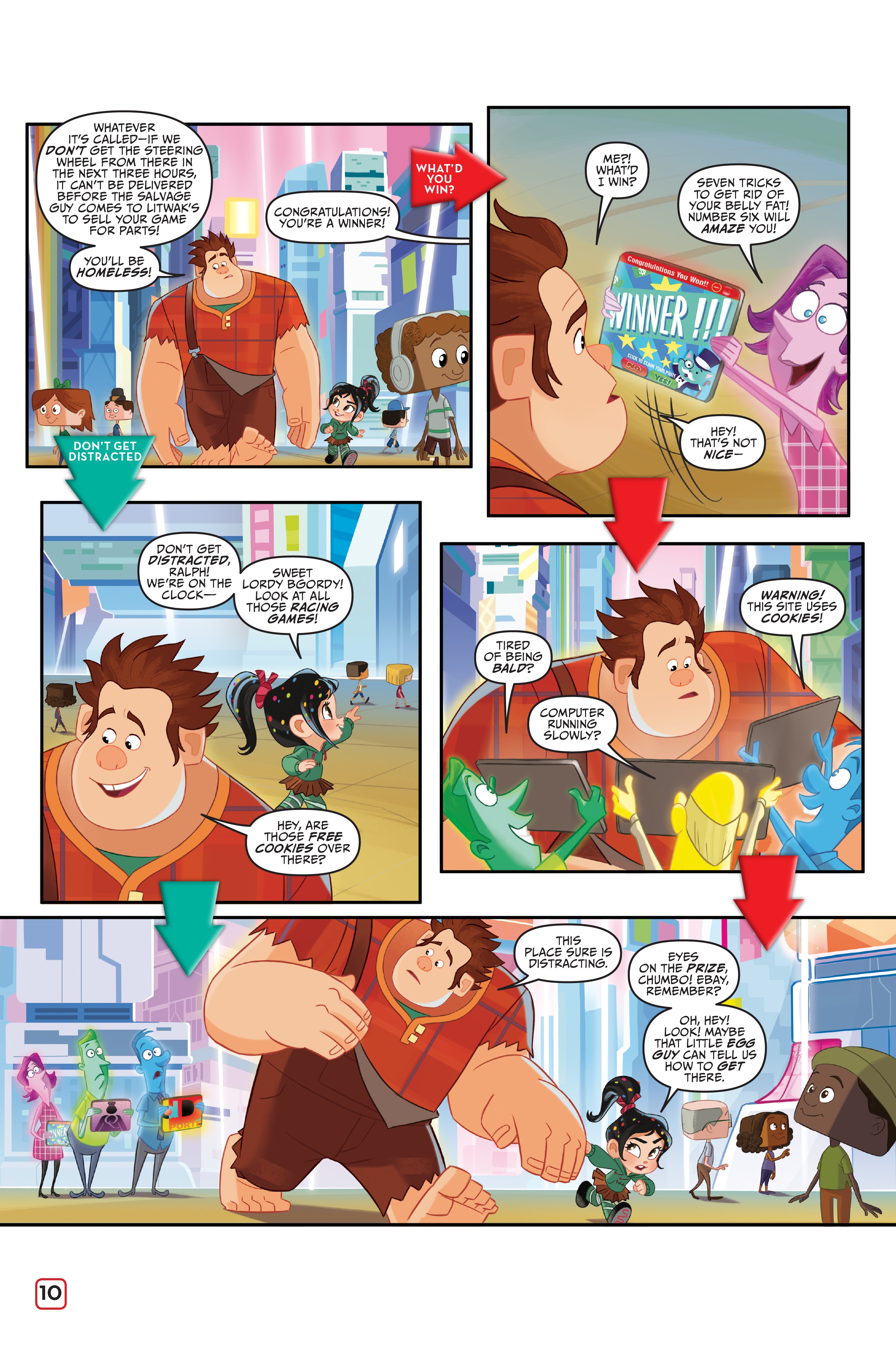 Ralph Breaks The Internet: Click Start--A Select-Your-Story Adventure (2018) issue 1 - Page 9