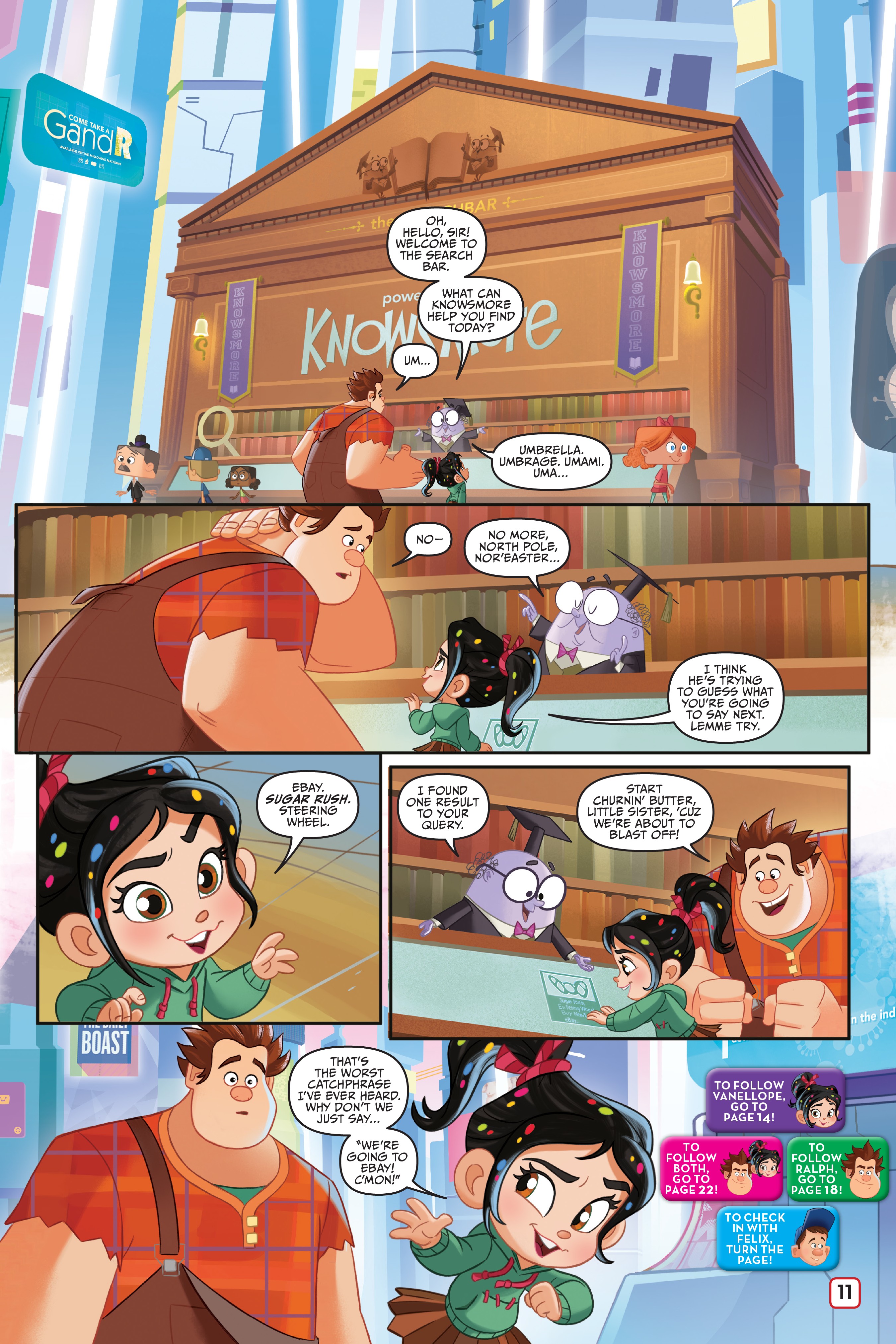 Ralph Breaks The Internet: Click Start--A Select-Your-Story Adventure (2018) issue 1 - Page 10