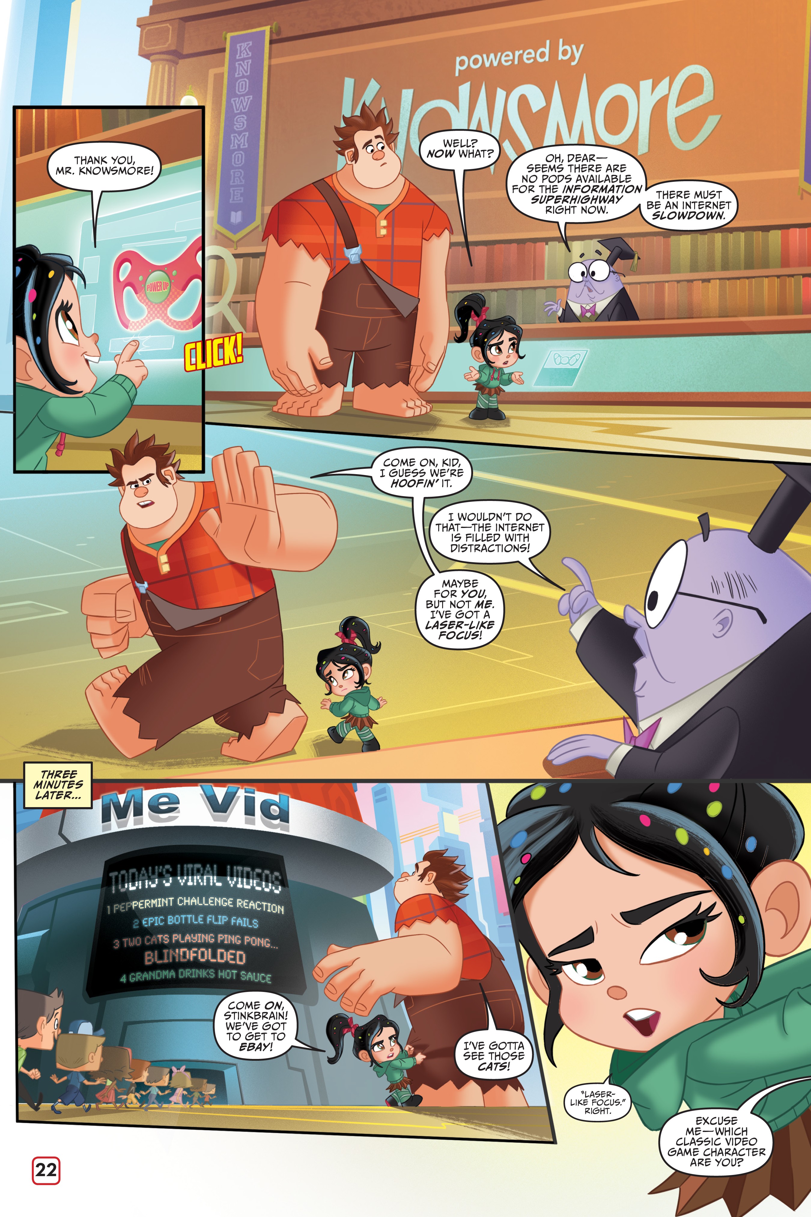 Ralph Breaks The Internet: Click Start--A Select-Your-Story Adventure (2018) issue 1 - Page 21