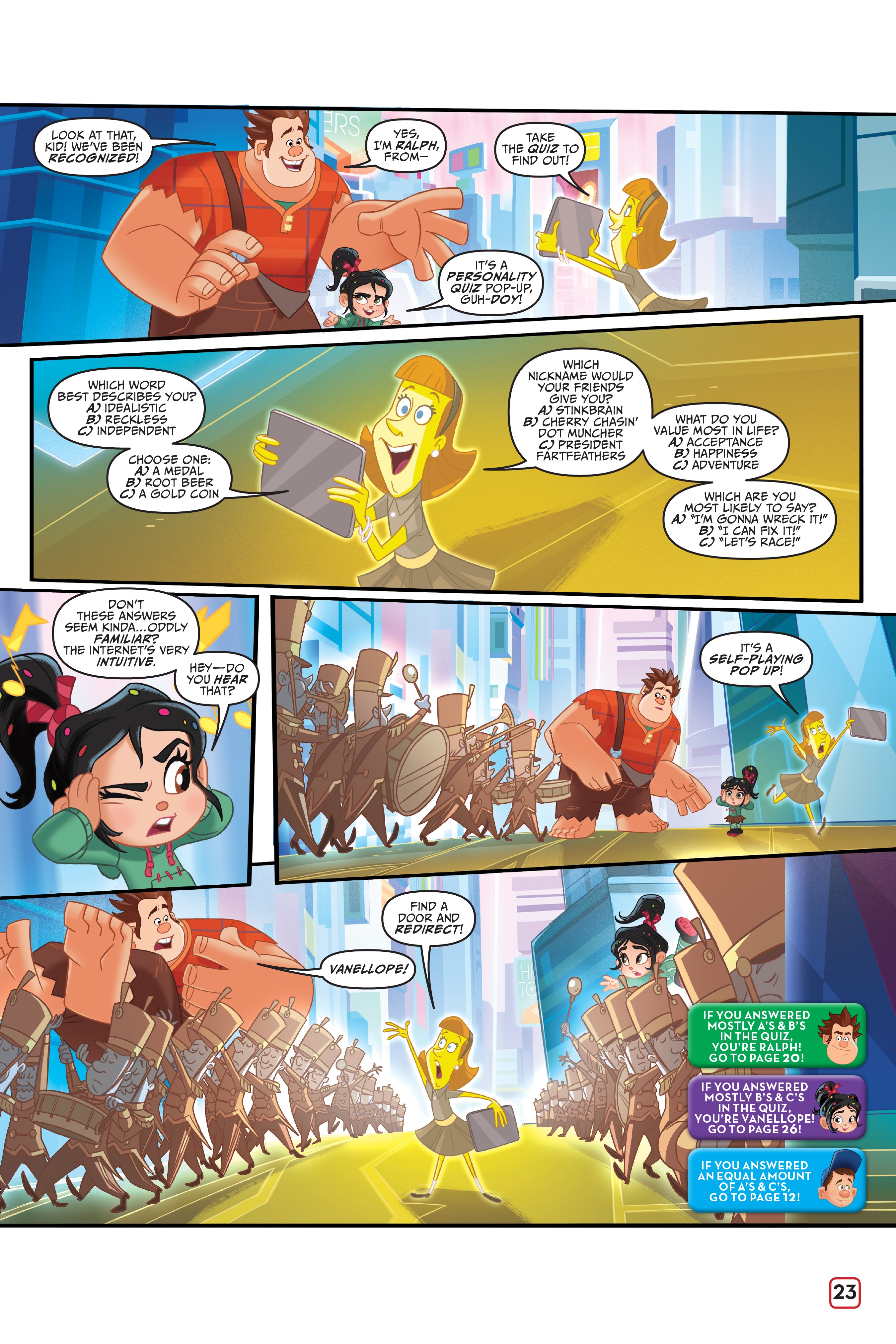 Ralph Breaks The Internet: Click Start--A Select-Your-Story Adventure (2018) issue 1 - Page 22