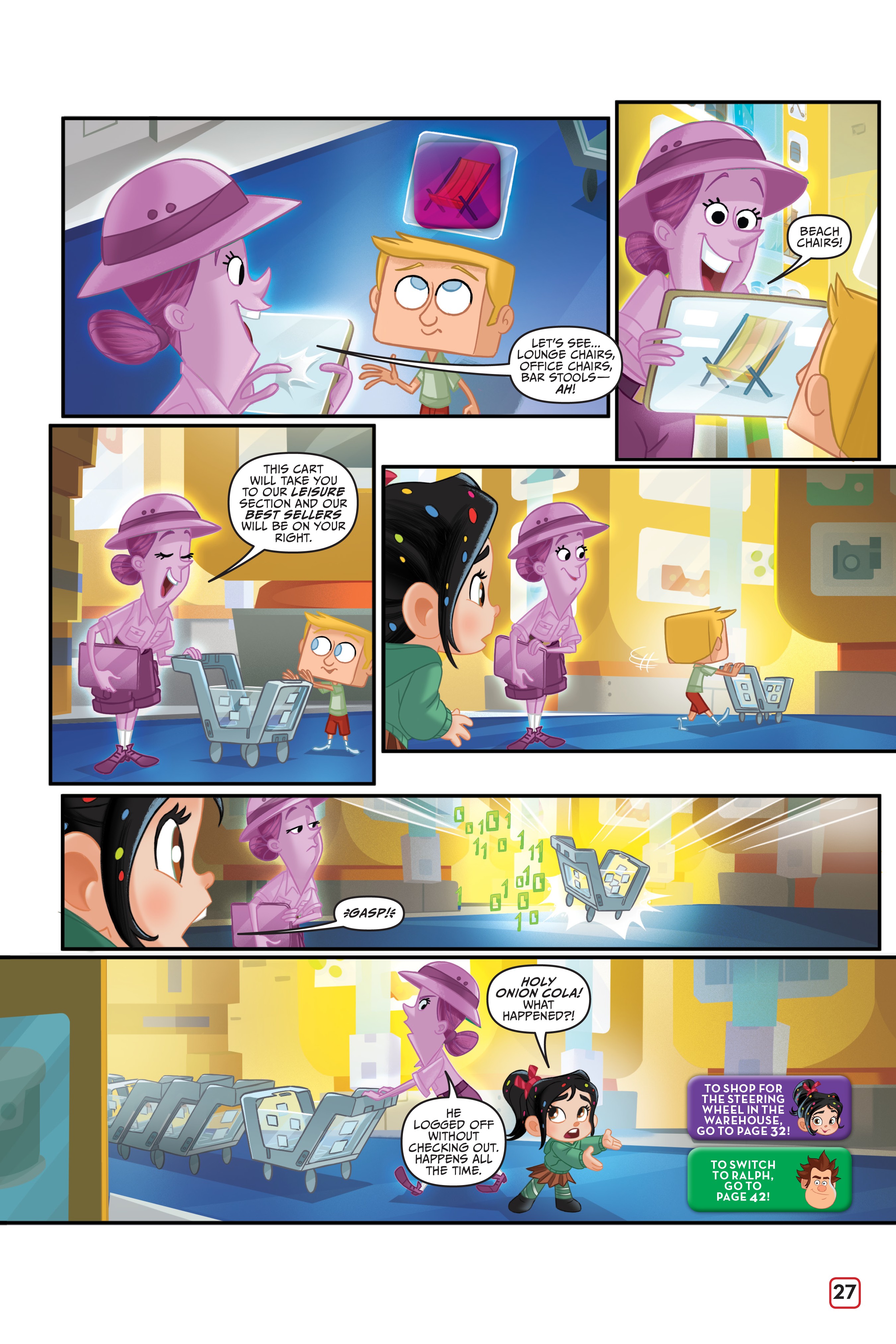 Ralph Breaks The Internet: Click Start--A Select-Your-Story Adventure (2018) issue 1 - Page 26