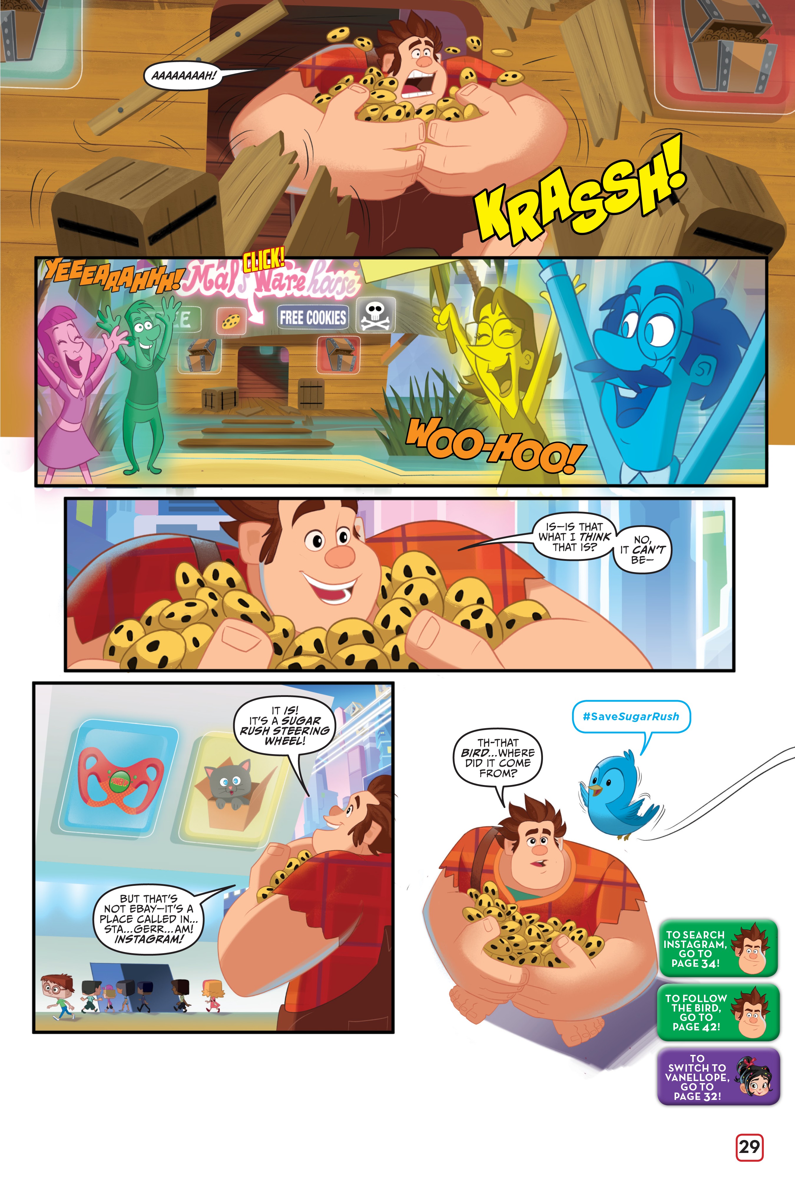 Ralph Breaks The Internet: Click Start--A Select-Your-Story Adventure (2018) issue 1 - Page 28