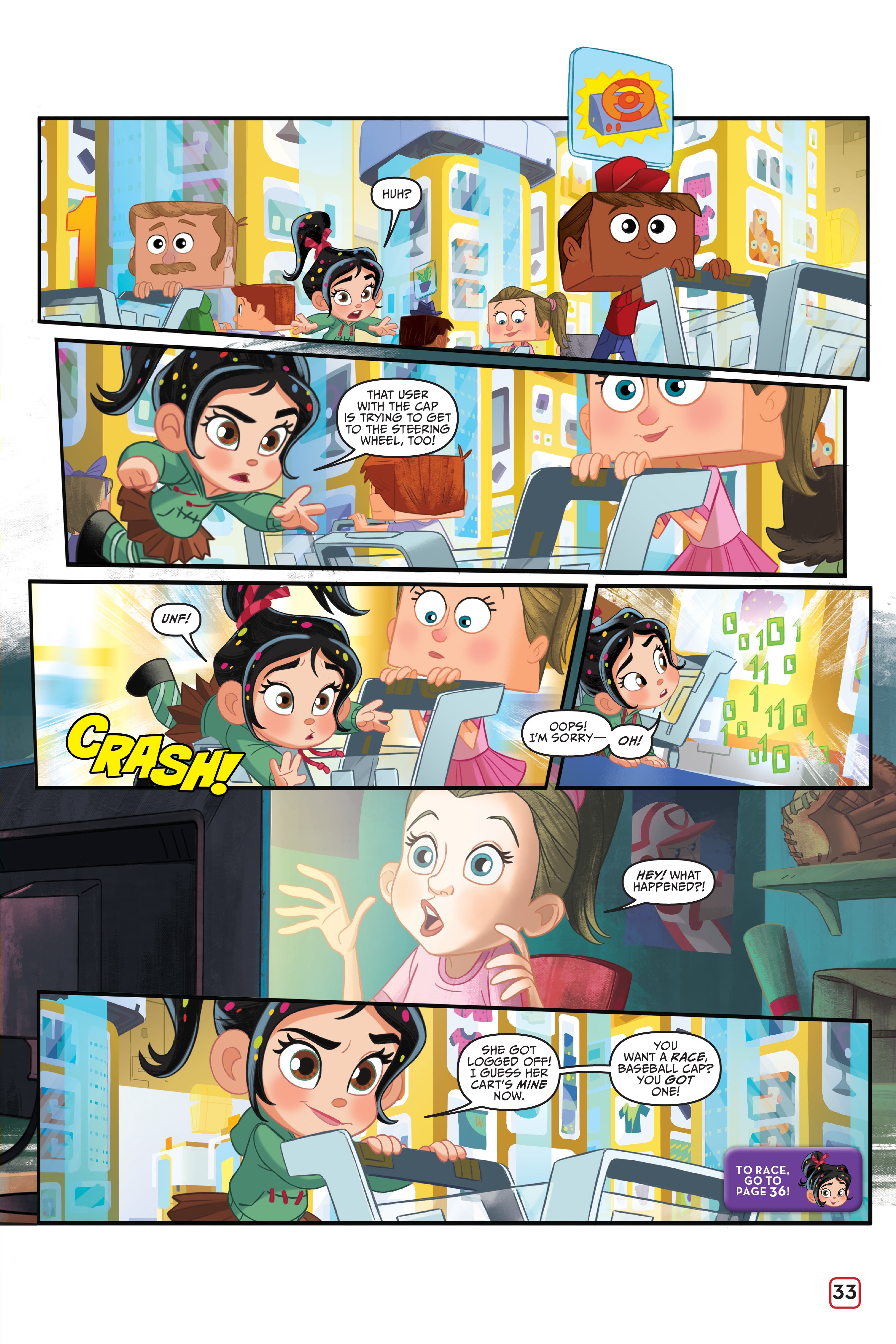 Ralph Breaks The Internet: Click Start--A Select-Your-Story Adventure (2018) issue 1 - Page 32