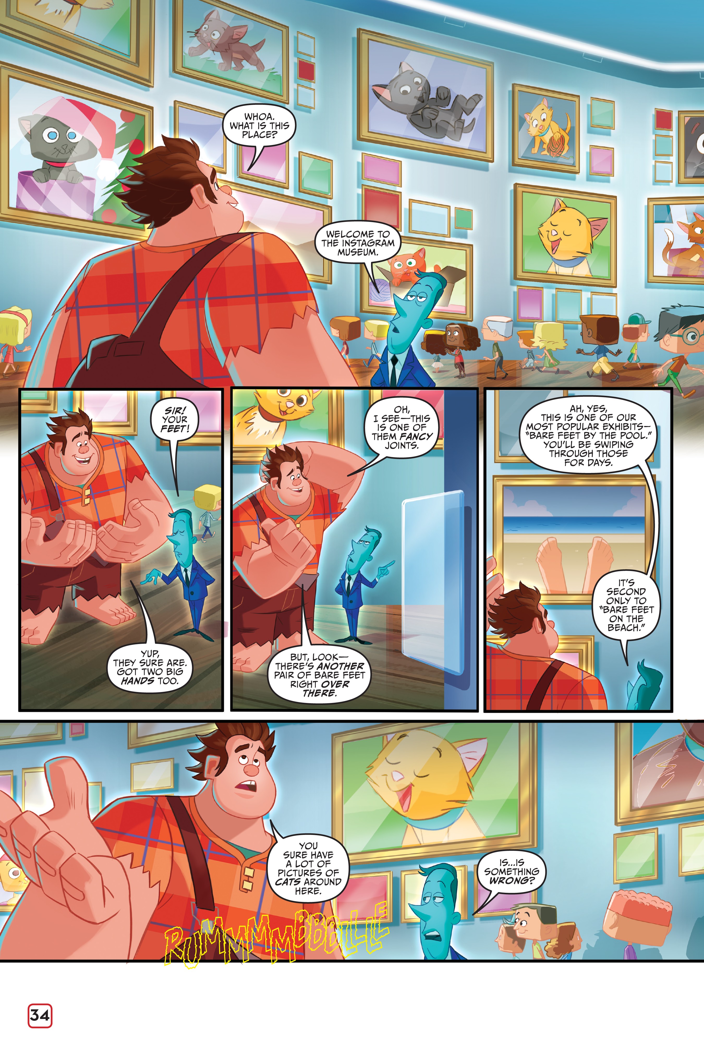 Ralph Breaks The Internet: Click Start--A Select-Your-Story Adventure (2018) issue 1 - Page 33