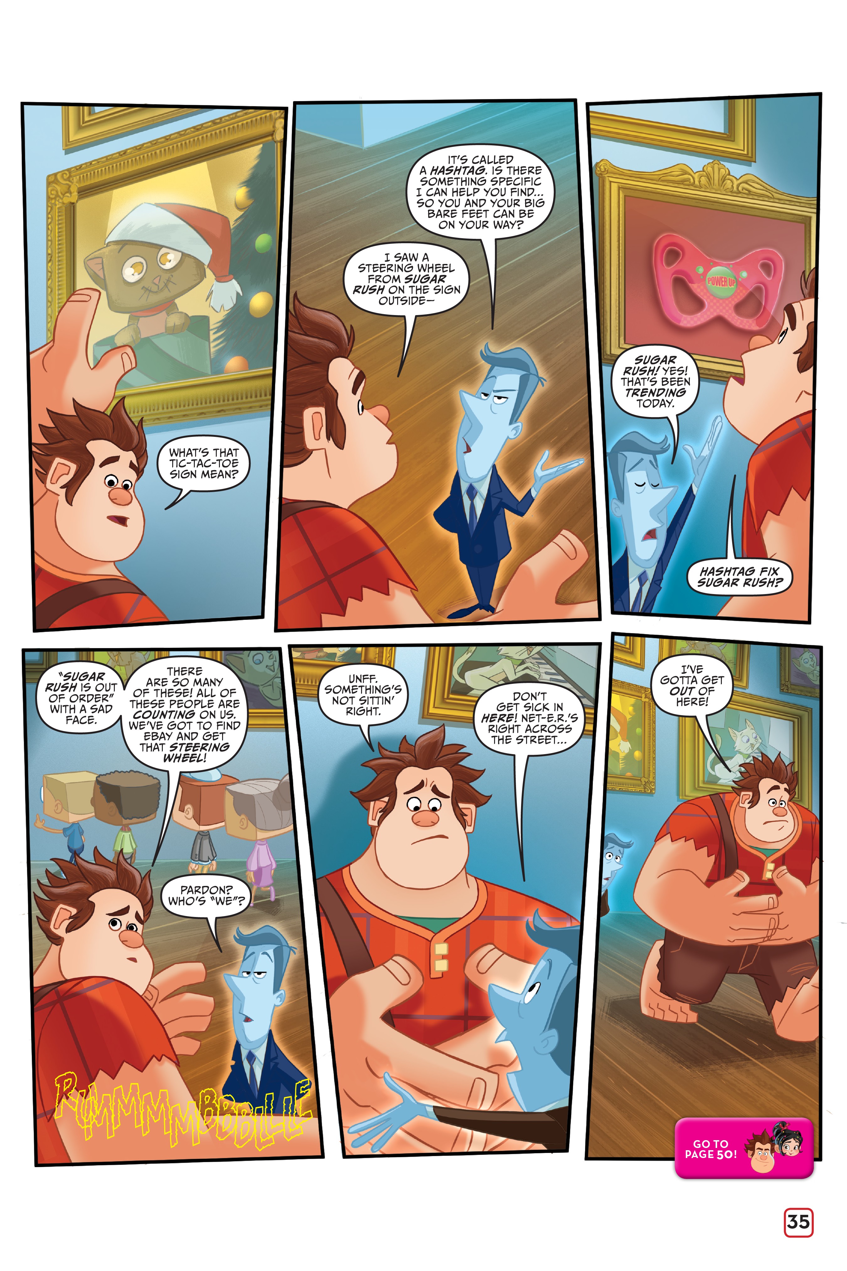 Ralph Breaks The Internet: Click Start--A Select-Your-Story Adventure (2018) issue 1 - Page 34