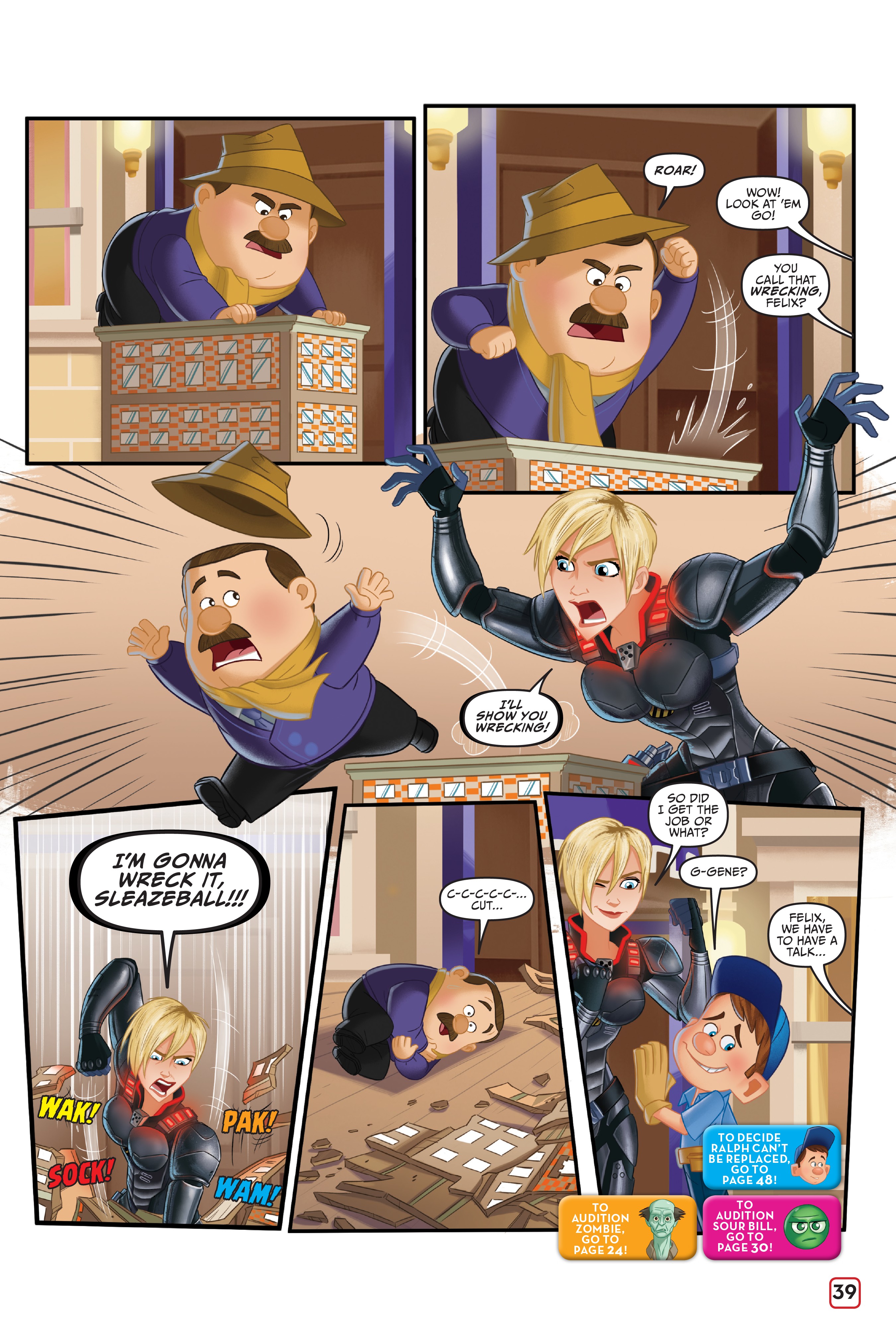 Ralph Breaks The Internet: Click Start--A Select-Your-Story Adventure (2018) issue 1 - Page 37