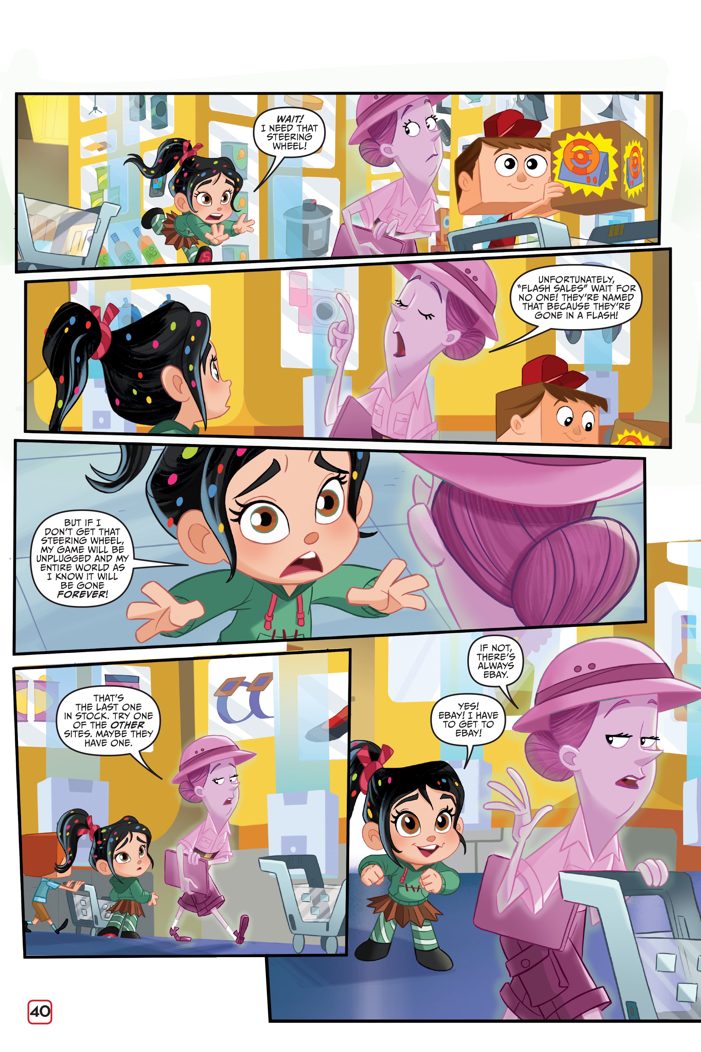 Ralph Breaks The Internet: Click Start--A Select-Your-Story Adventure (2018) issue 1 - Page 38