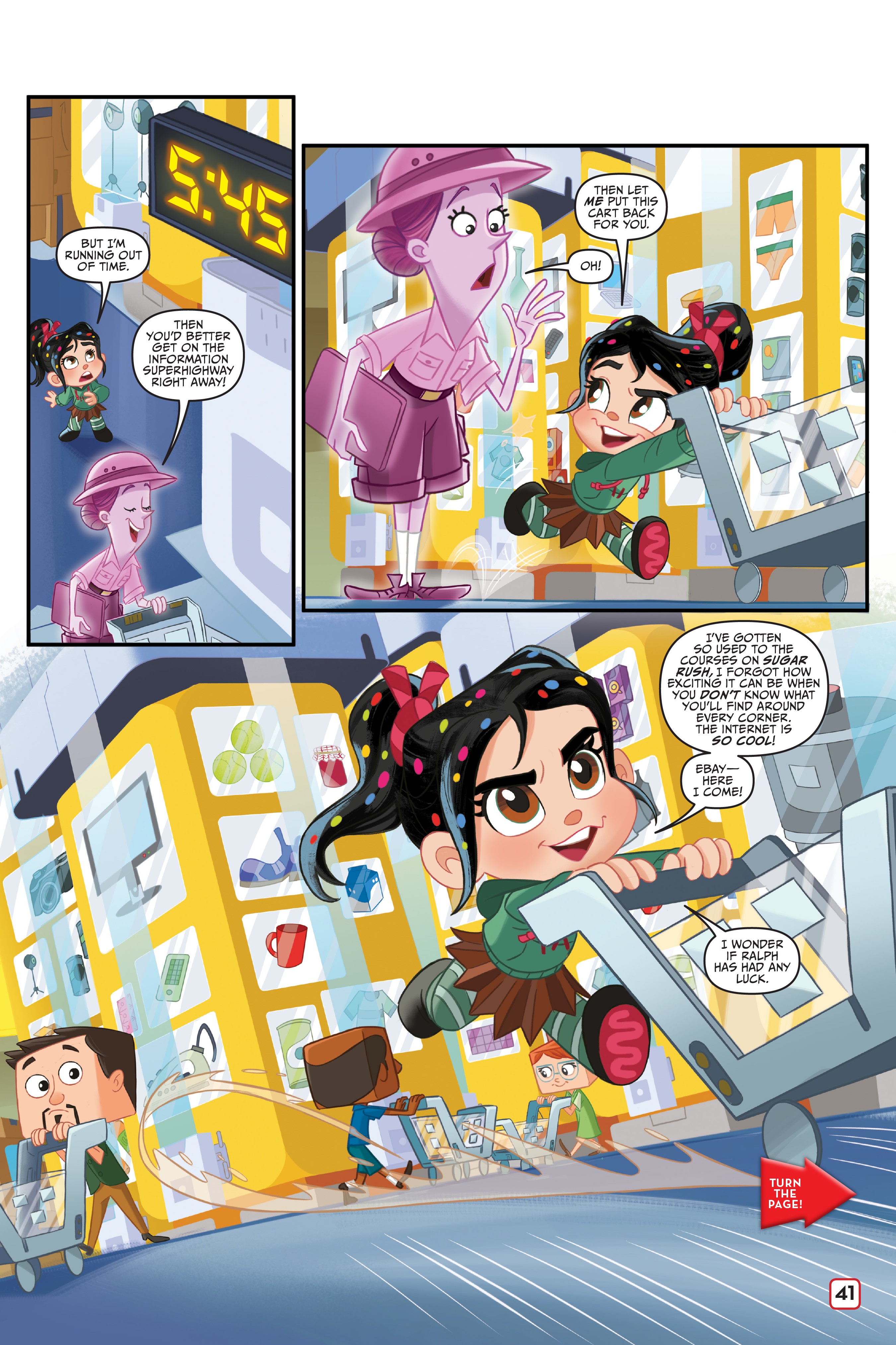 Ralph Breaks The Internet: Click Start--A Select-Your-Story Adventure (2018) issue 1 - Page 39