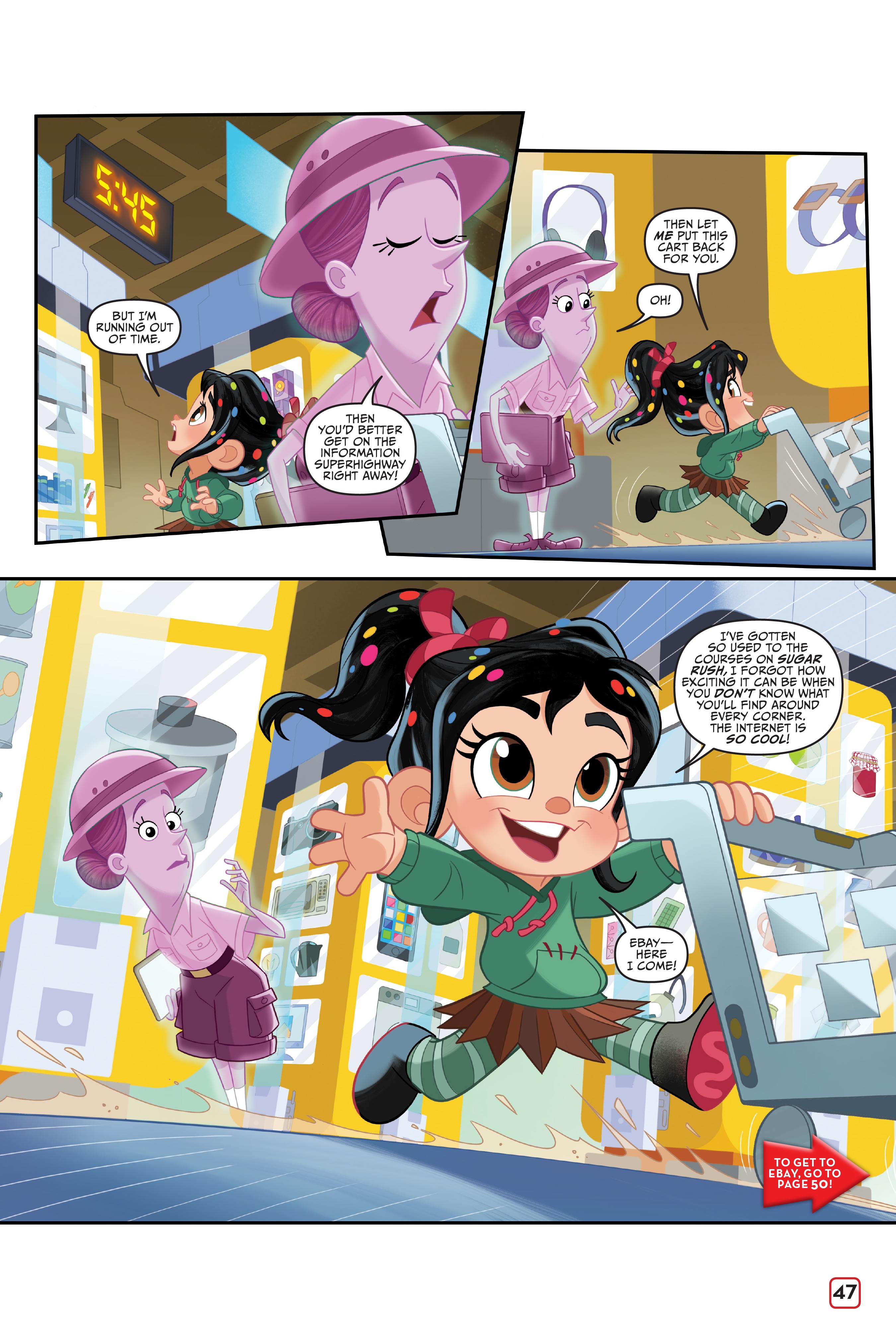 Ralph Breaks The Internet: Click Start--A Select-Your-Story Adventure (2018) issue 1 - Page 44