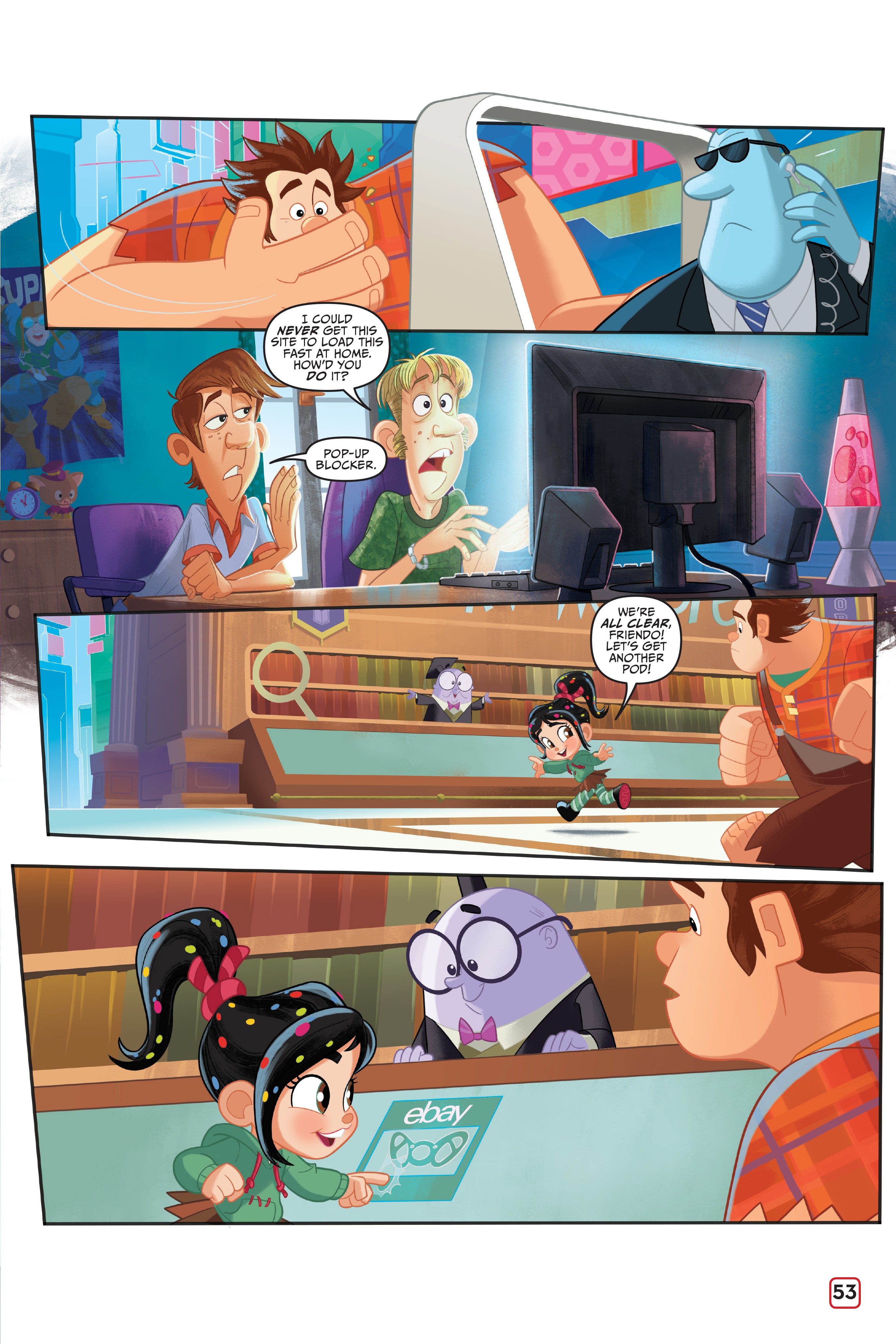 Ralph Breaks The Internet: Click Start--A Select-Your-Story Adventure (2018) issue 1 - Page 50