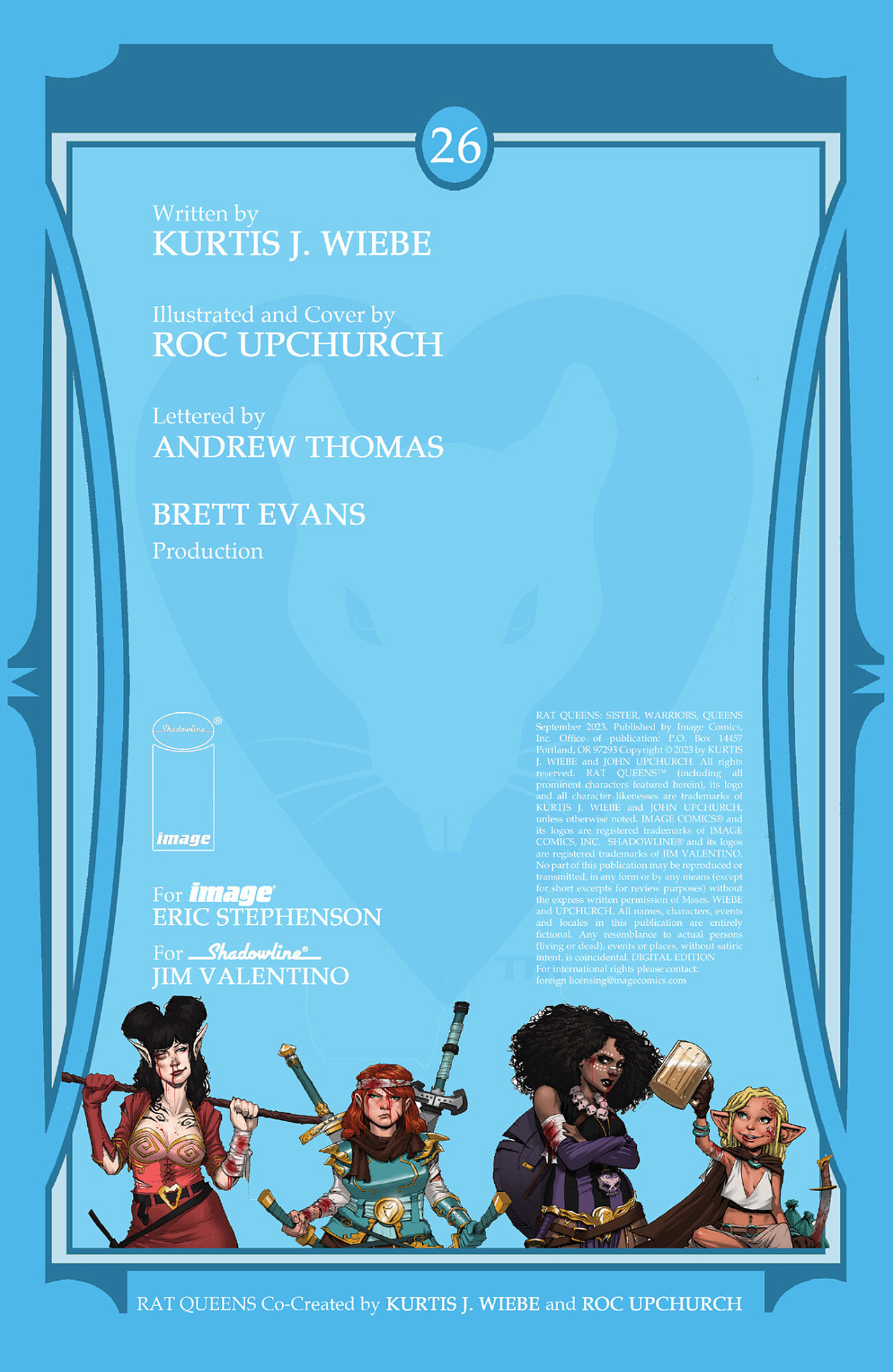 Rat Queens: Sisters, Warriors, Queens (2023-) issue 1 - Page 2