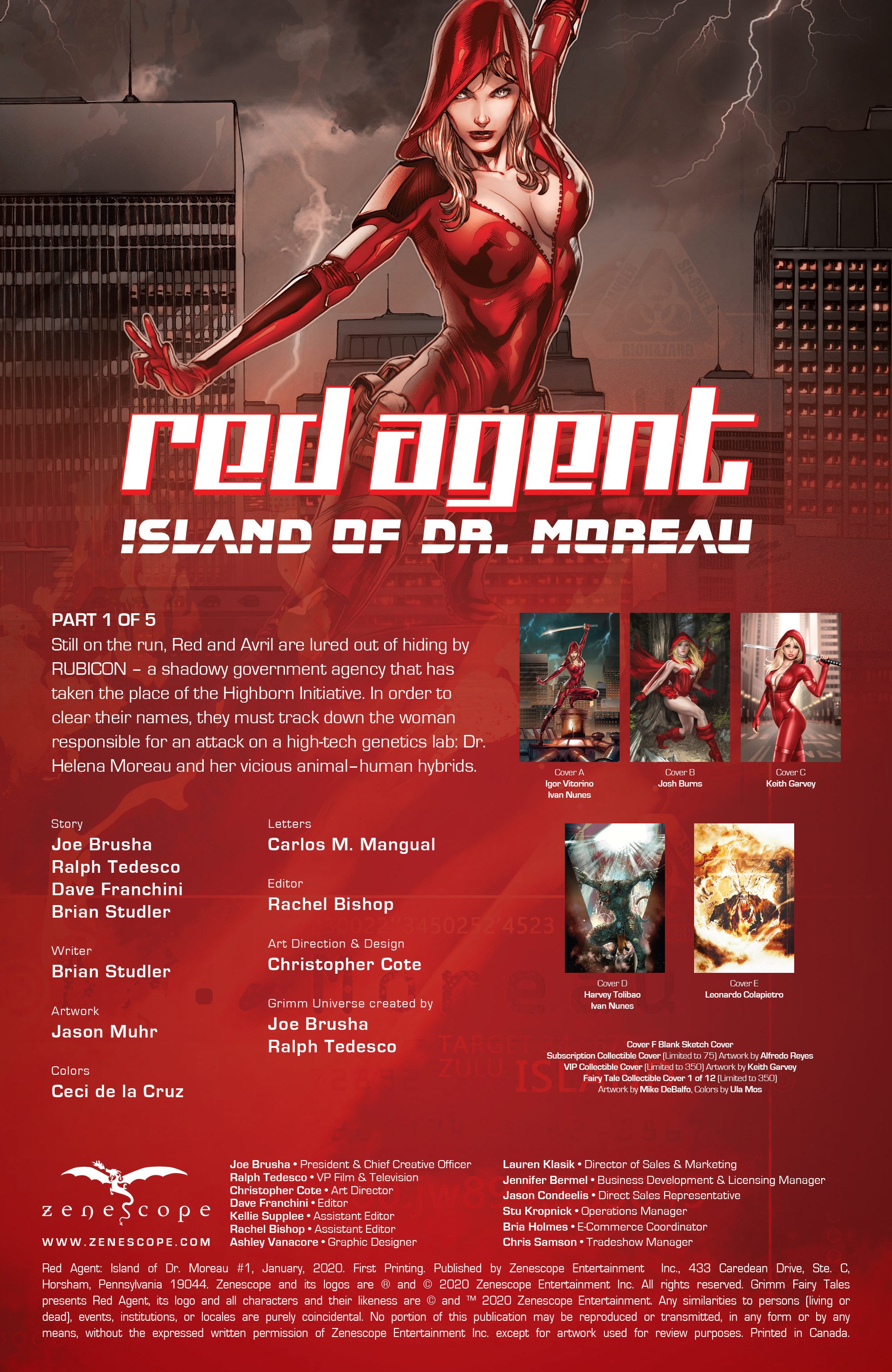 Red Agent: Island of Dr Moreau (2020-): Chapter 1 - Page 2