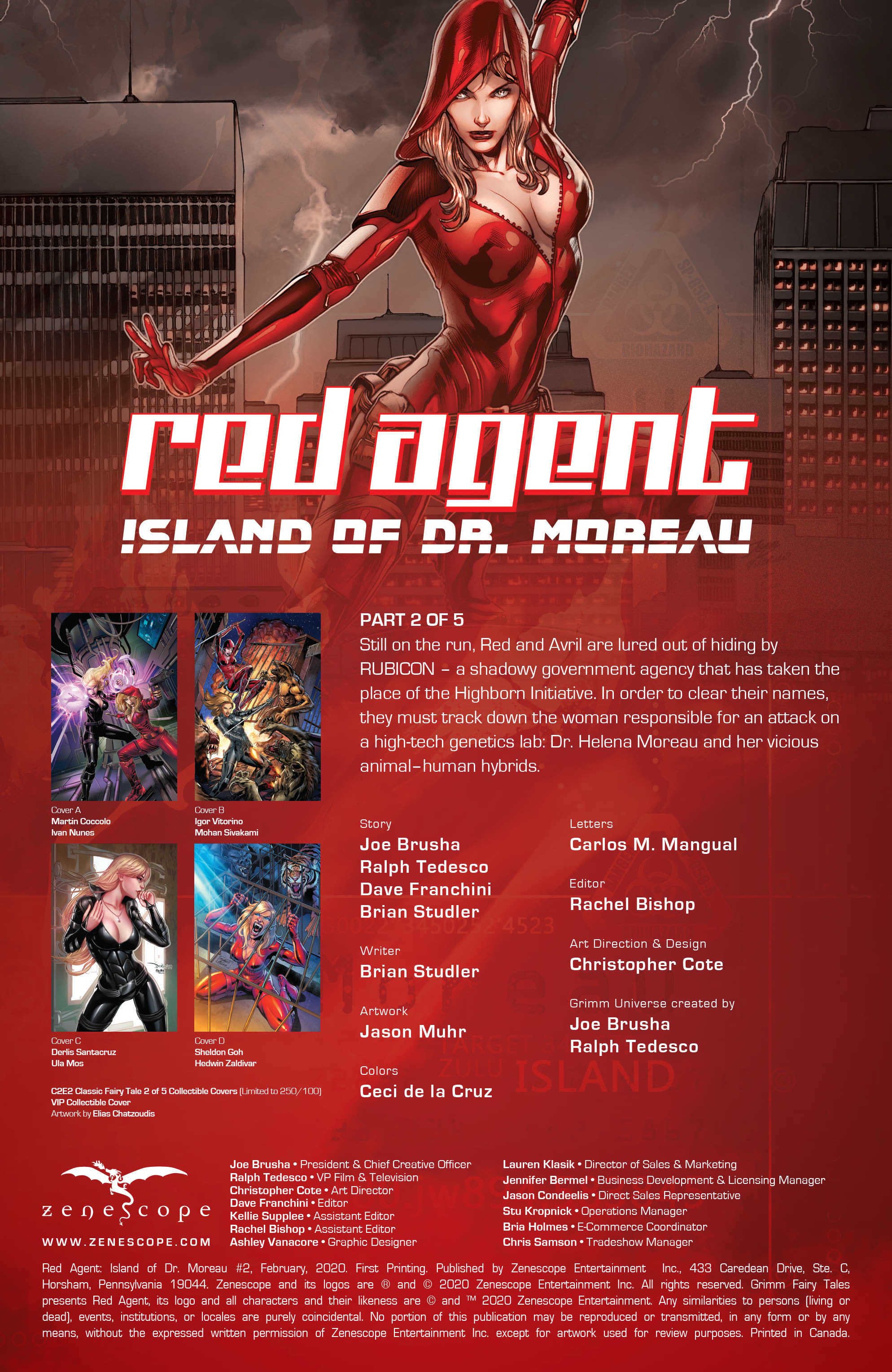 Red Agent: Island of Dr Moreau (2020-): Chapter 2 - Page 2