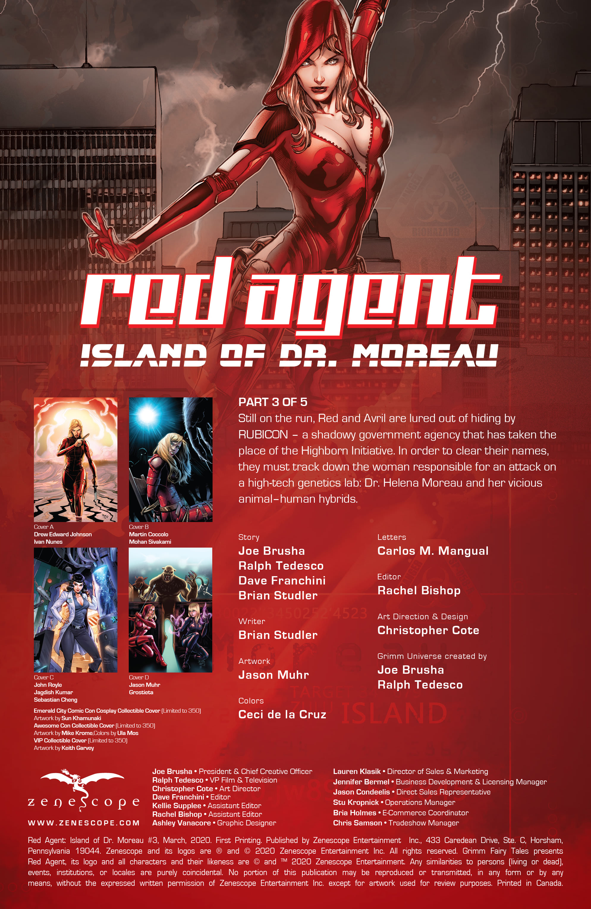 Red Agent: Island of Dr Moreau (2020-): Chapter 3 - Page 2