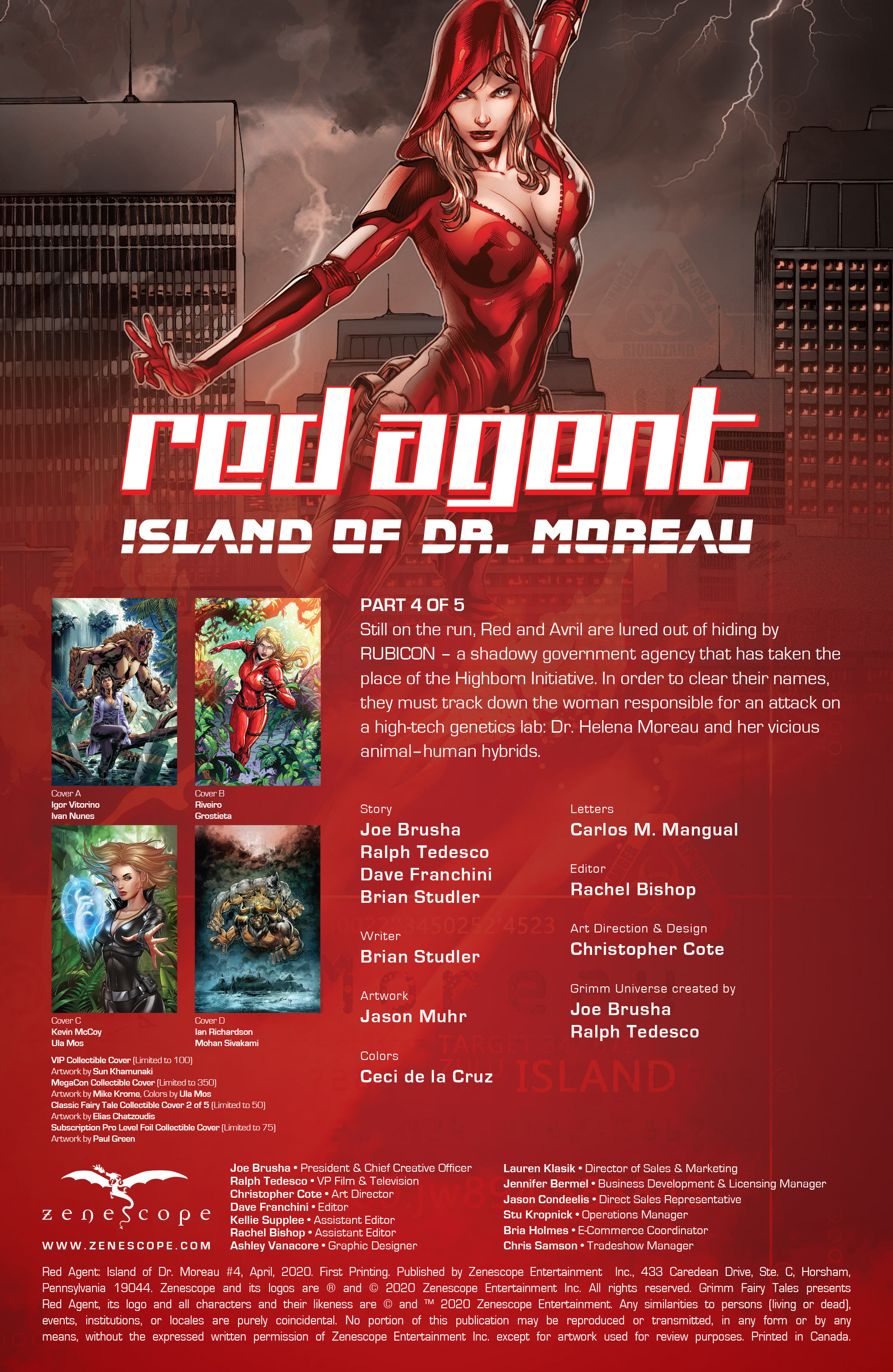 Red Agent: Island of Dr Moreau (2020-): Chapter 4 - Page 2