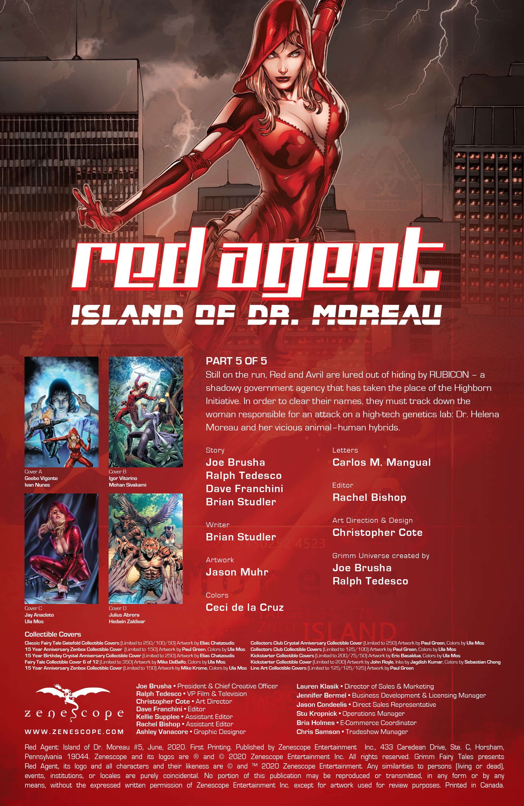 Red Agent: Island of Dr Moreau (2020-): Chapter 5 - Page 2