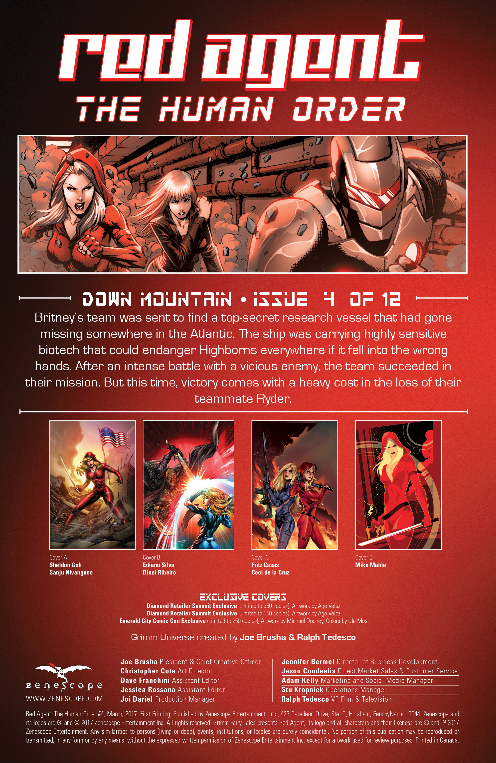 Red Agent: The Human Order (2016-) issue 4 - Page 2