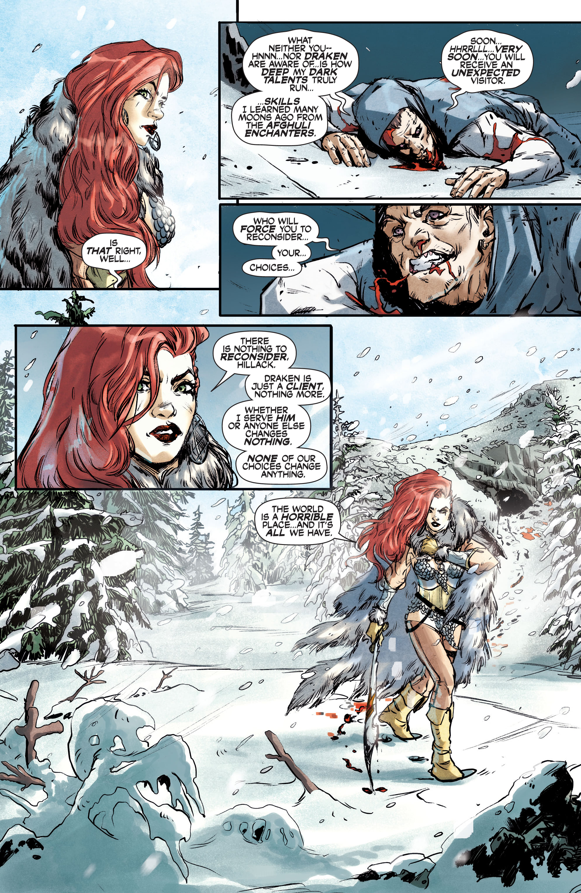 Red Sonja 2021 Holiday Special (2021) issue 1 - Page 6