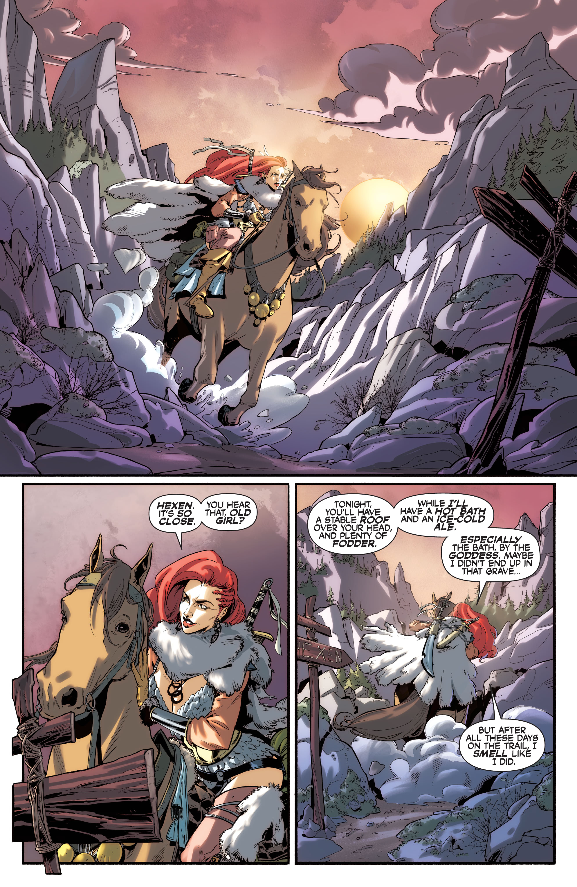 Red Sonja 2021 Holiday Special (2021) issue 1 - Page 17