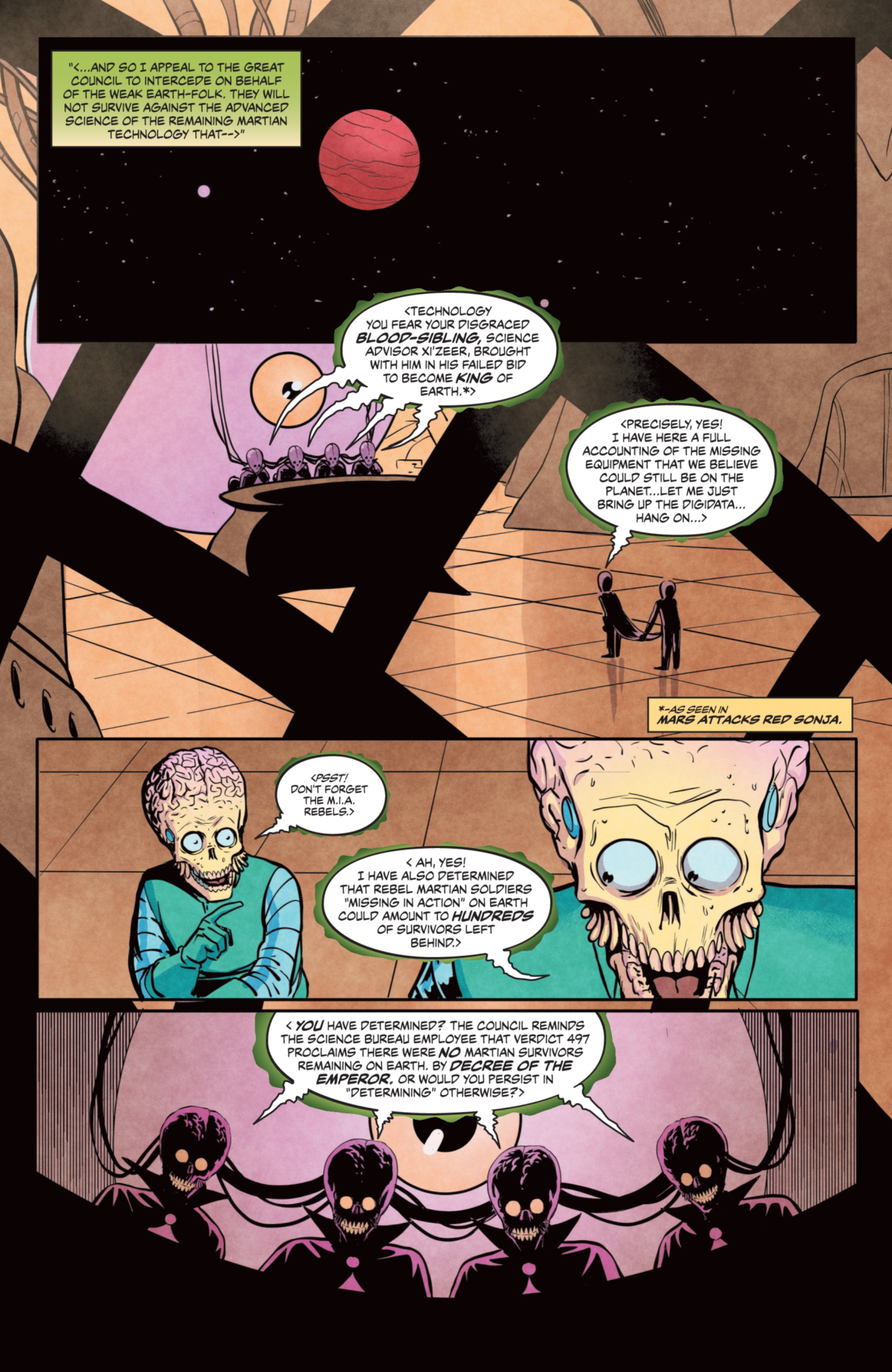 Red Sonja Attacks Mars (2025-): Chapter 3 - Page 5