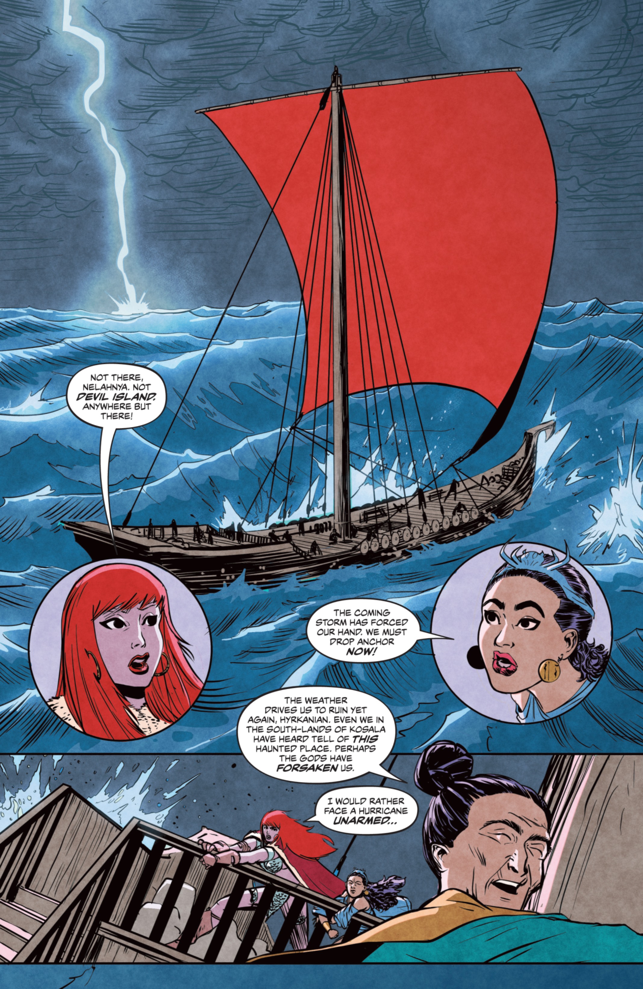 Red Sonja Attacks Mars (2025-): Chapter 3 - Page 7
