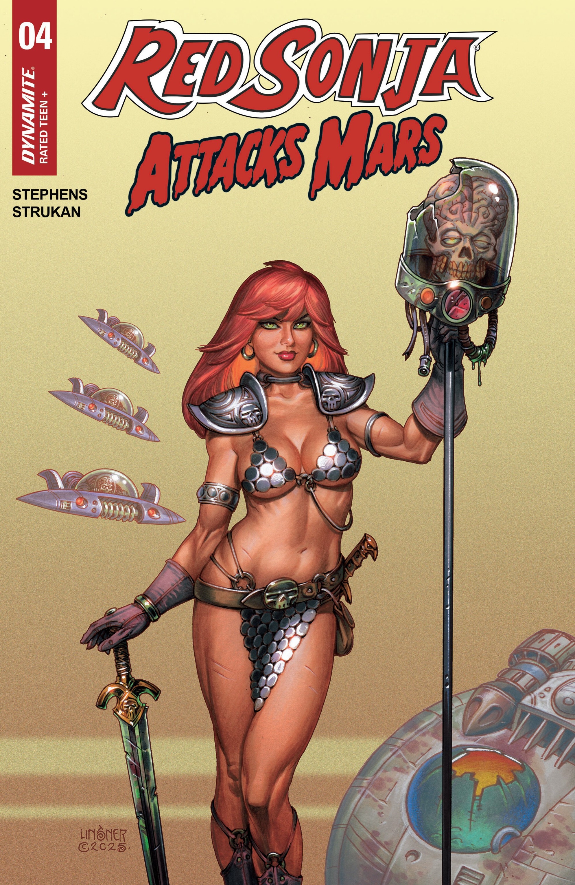 Red Sonja Attacks Mars (2025-): Chapter 4 - Page 1