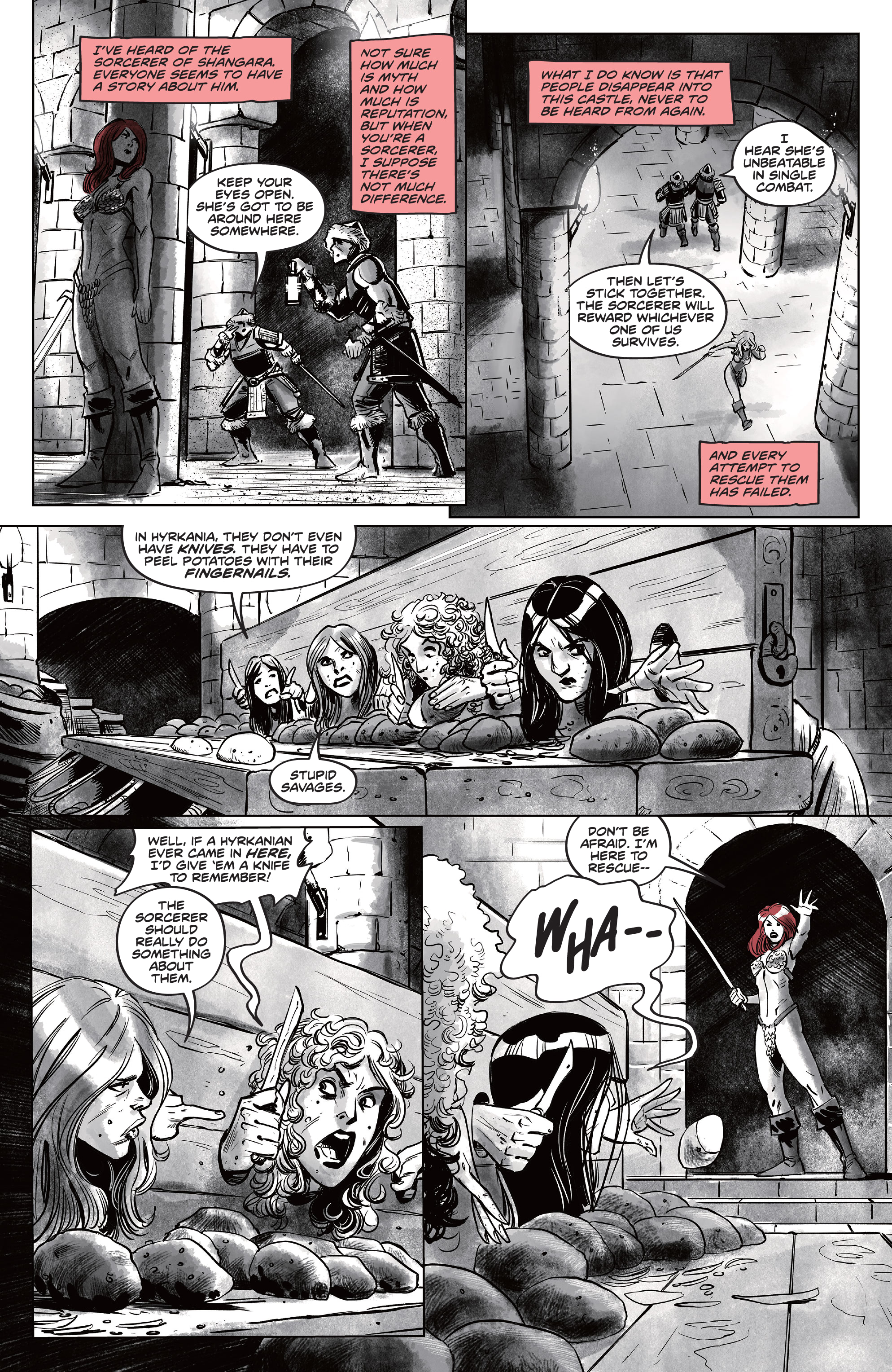 Red Sonja: Black, White, Red (2021-) issue 1 - Page 9