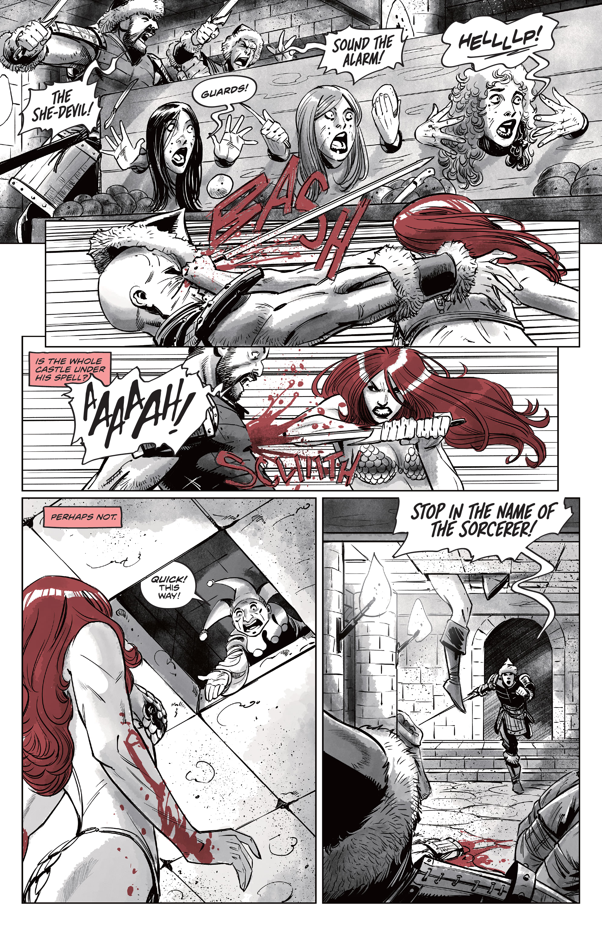 Red Sonja: Black, White, Red (2021-) issue 1 - Page 10