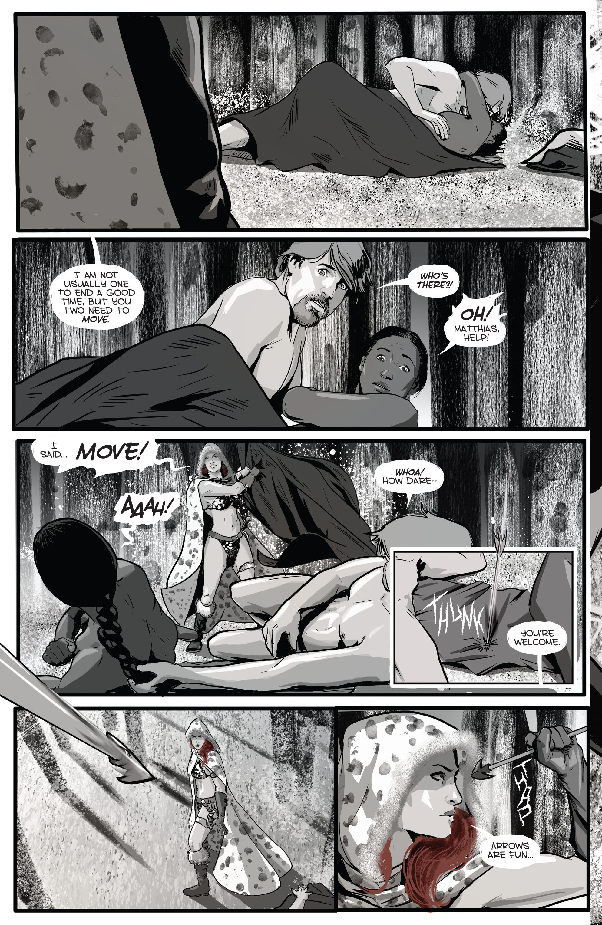 Red Sonja: Black, White, Red (2021-) issue 1 - Page 17