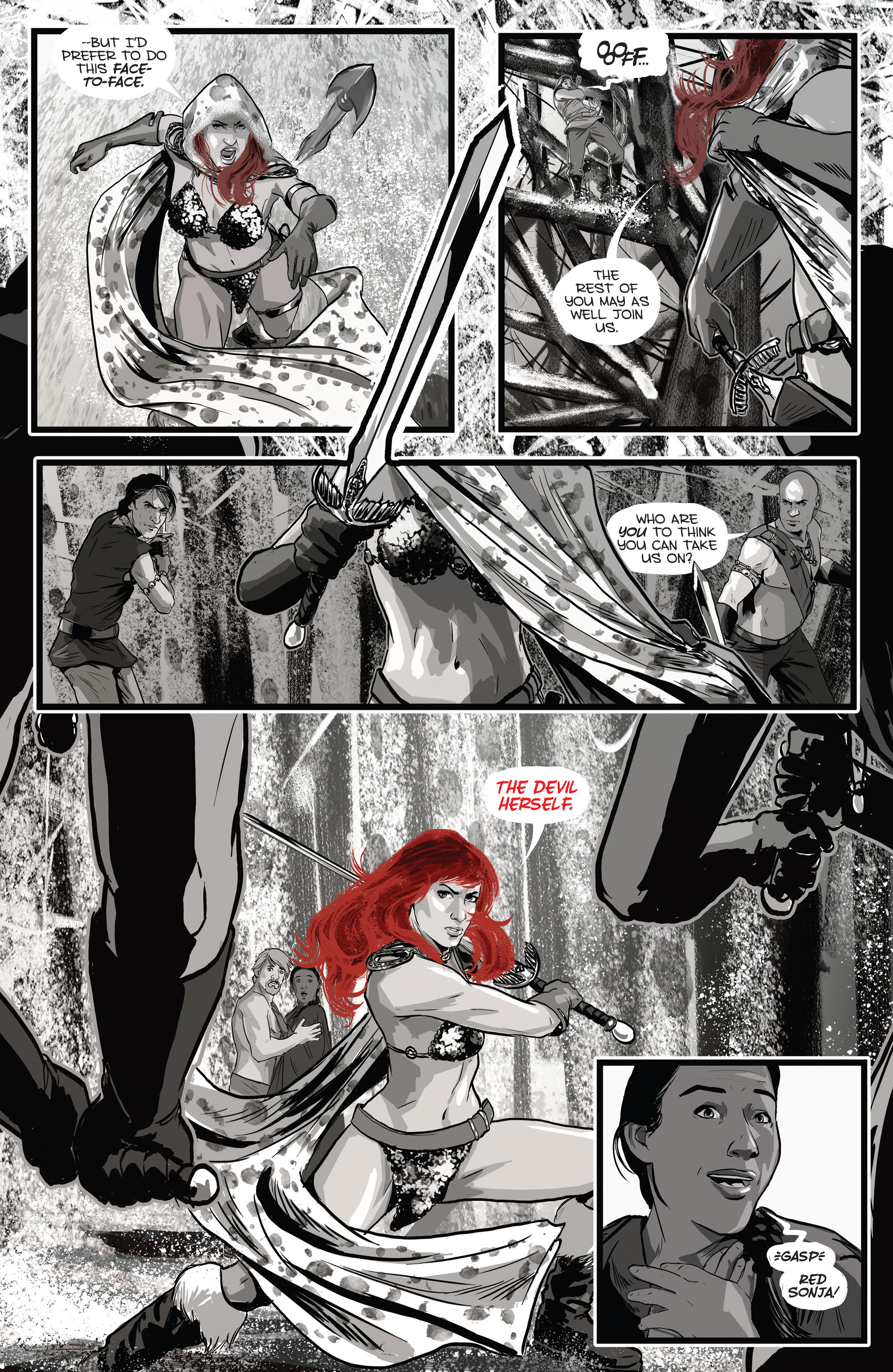 Red Sonja: Black, White, Red (2021-) issue 1 - Page 18