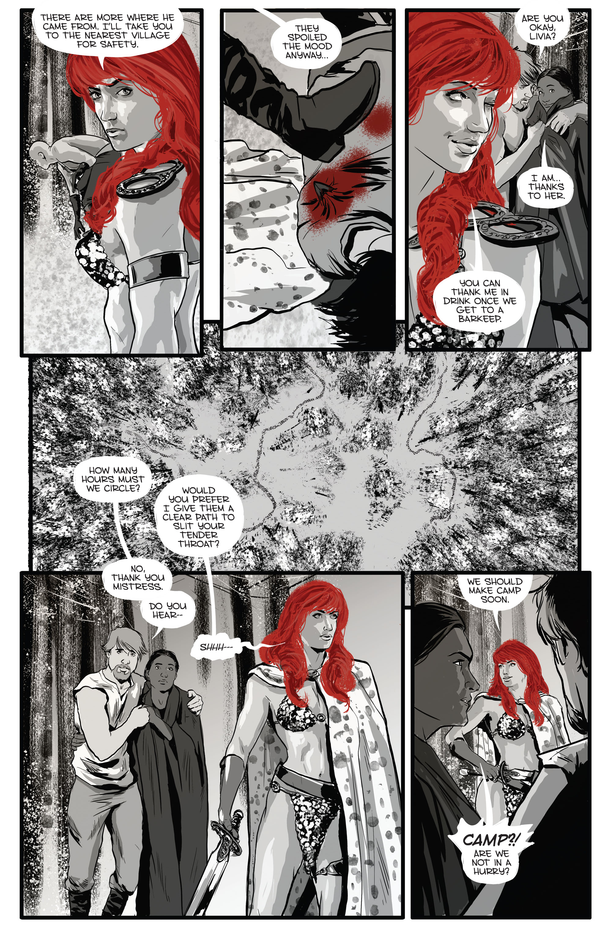 Red Sonja: Black, White, Red (2021-) issue 1 - Page 20