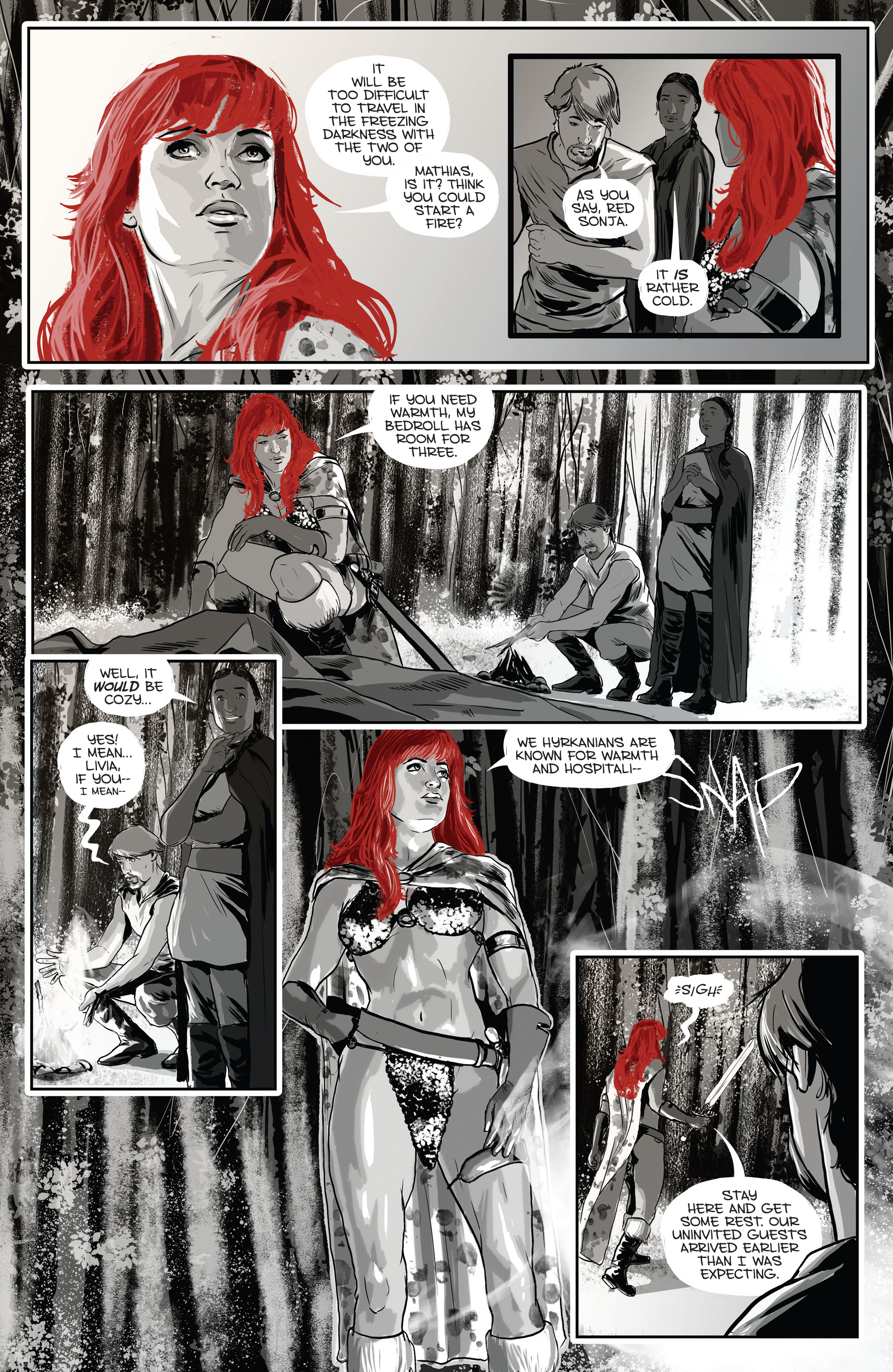 Red Sonja: Black, White, Red (2021-) issue 1 - Page 21