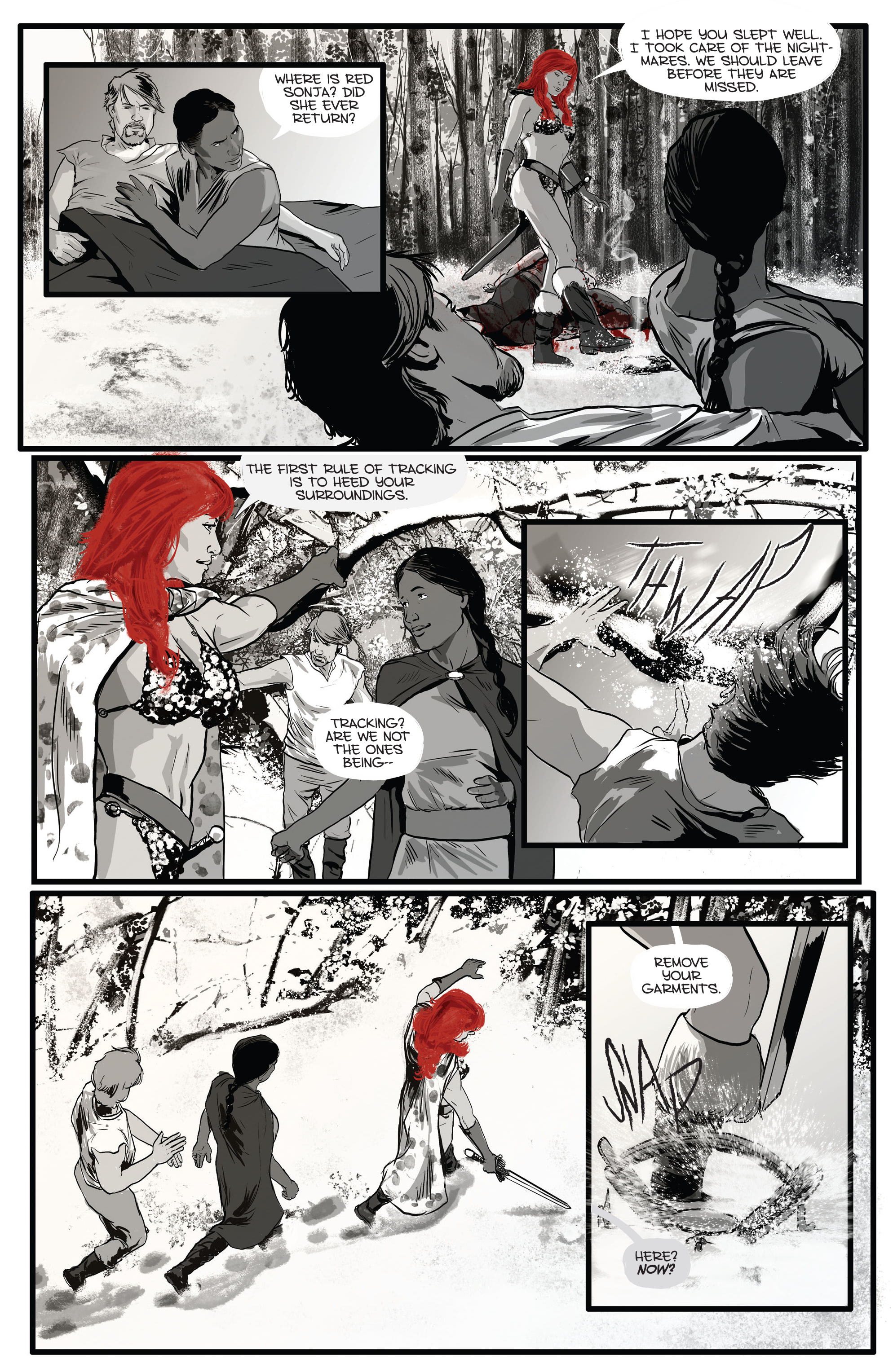 Red Sonja: Black, White, Red (2021-) issue 1 - Page 22