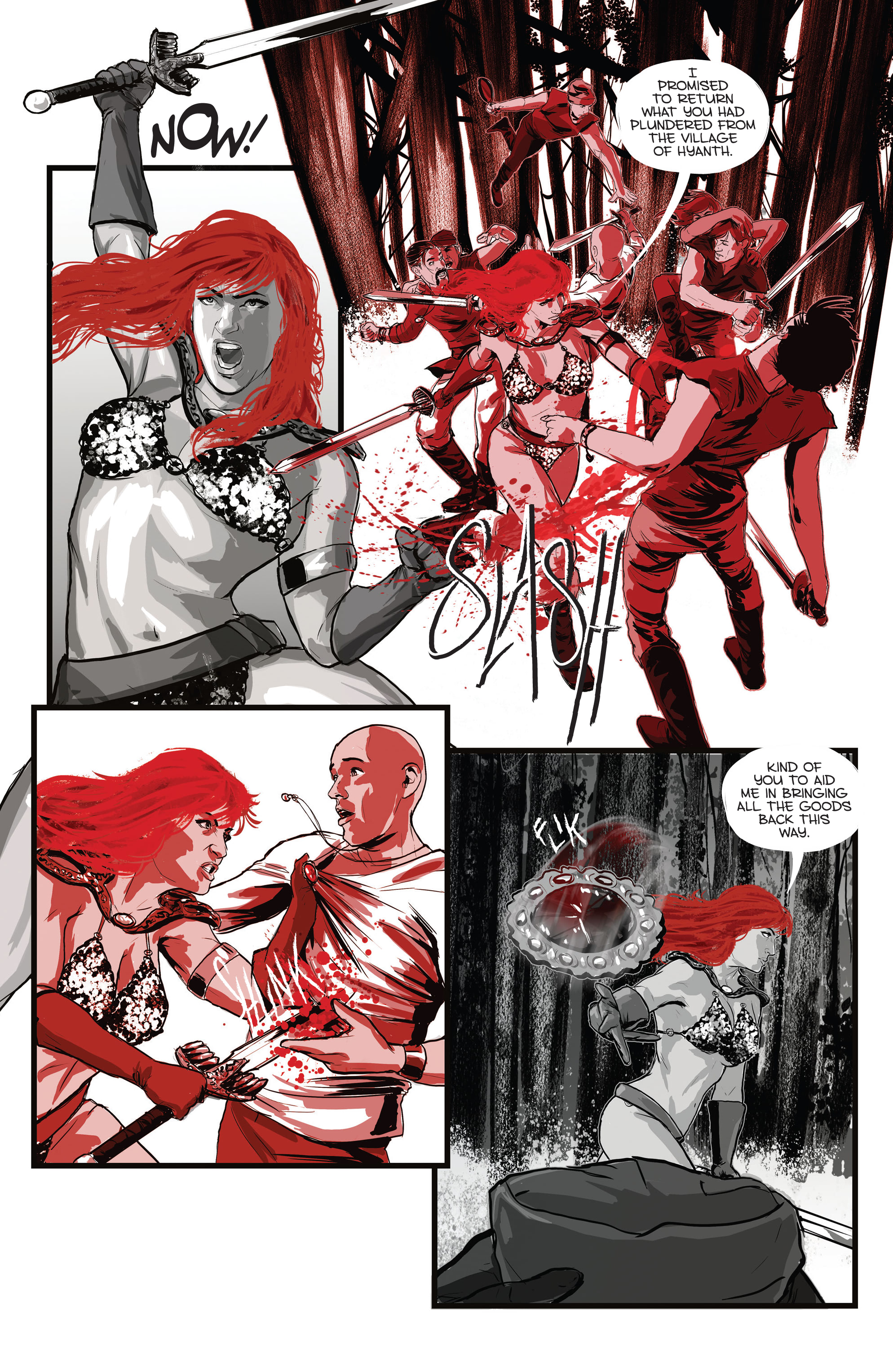 Red Sonja: Black, White, Red (2021-) issue 1 - Page 24