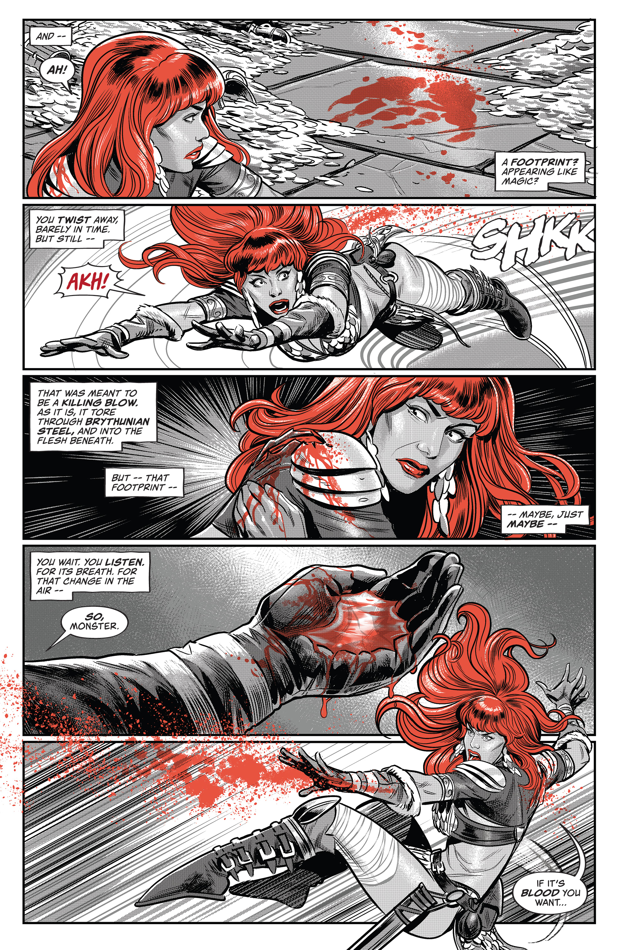 Red Sonja: Black, White, Red (2021-) issue 1 - Page 32