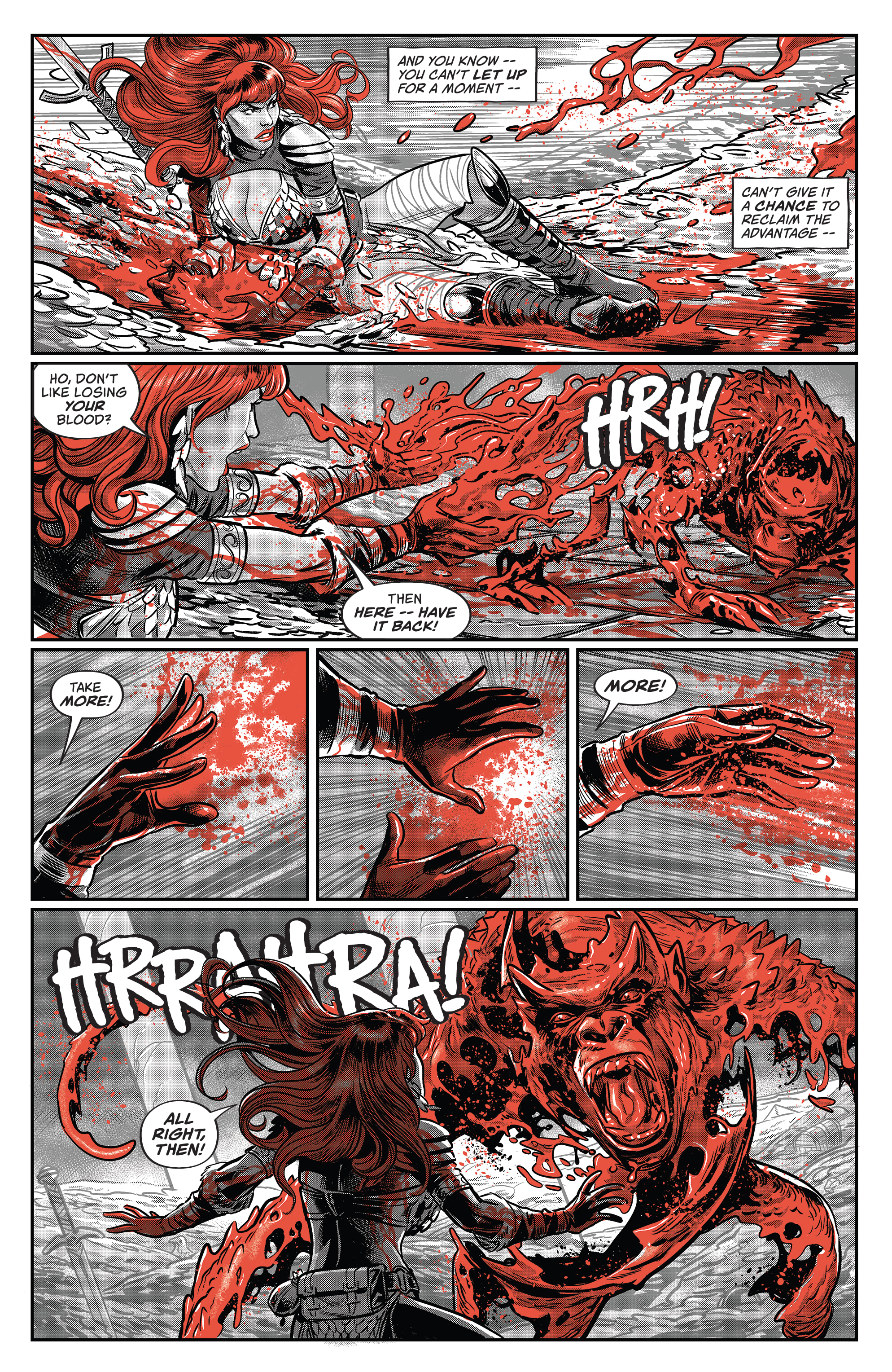 Red Sonja: Black, White, Red (2021-) issue 1 - Page 34