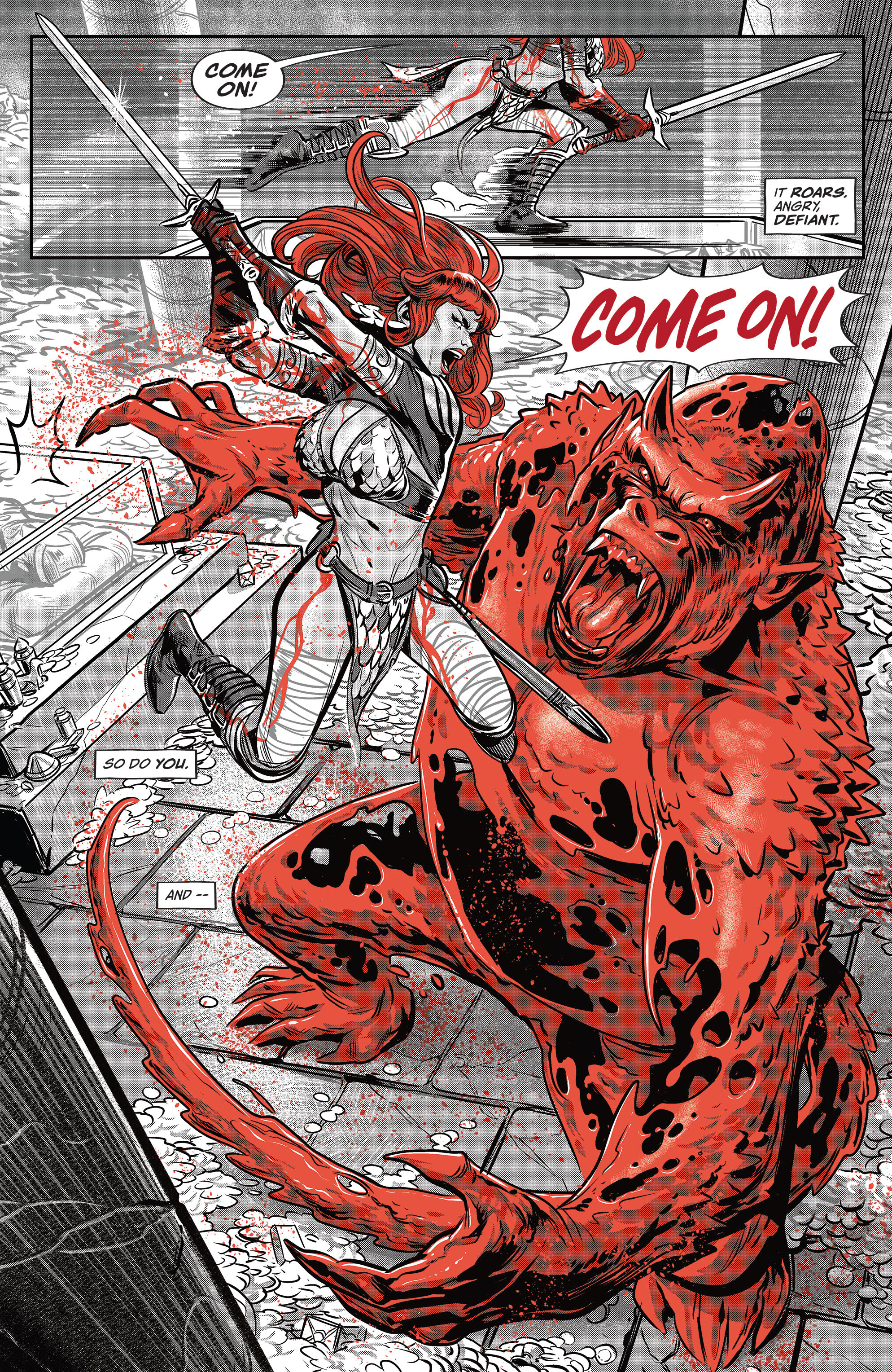 Red Sonja: Black, White, Red (2021-) issue 1 - Page 35