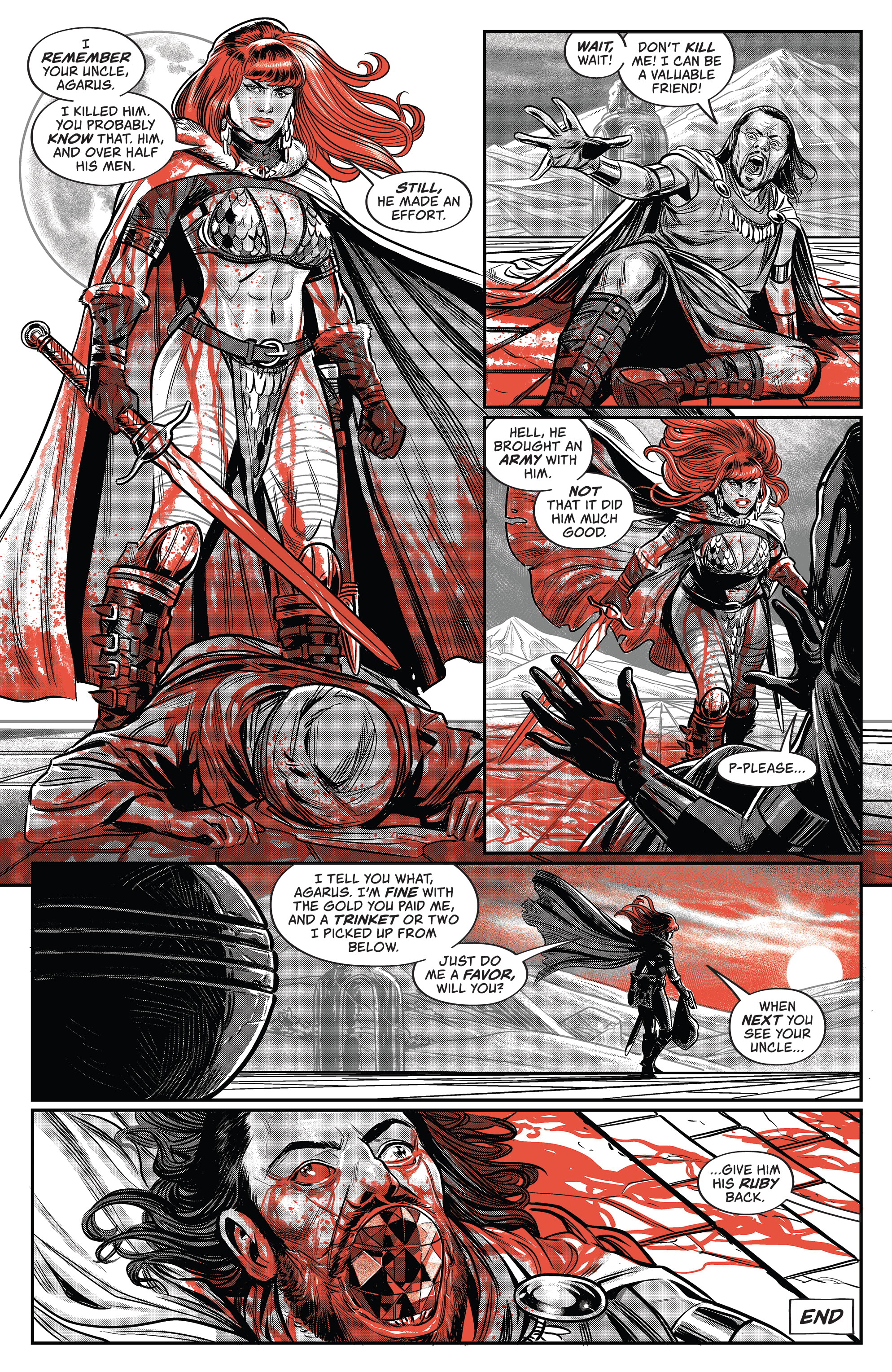 Red Sonja: Black, White, Red (2021-) issue 1 - Page 37