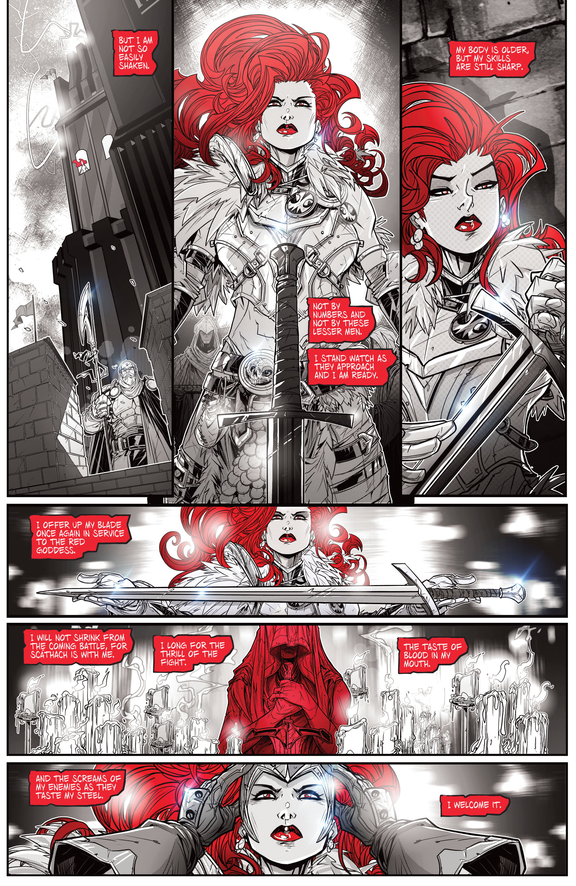 Red Sonja: Black, White, Red (2021-) issue 2 - Page 8