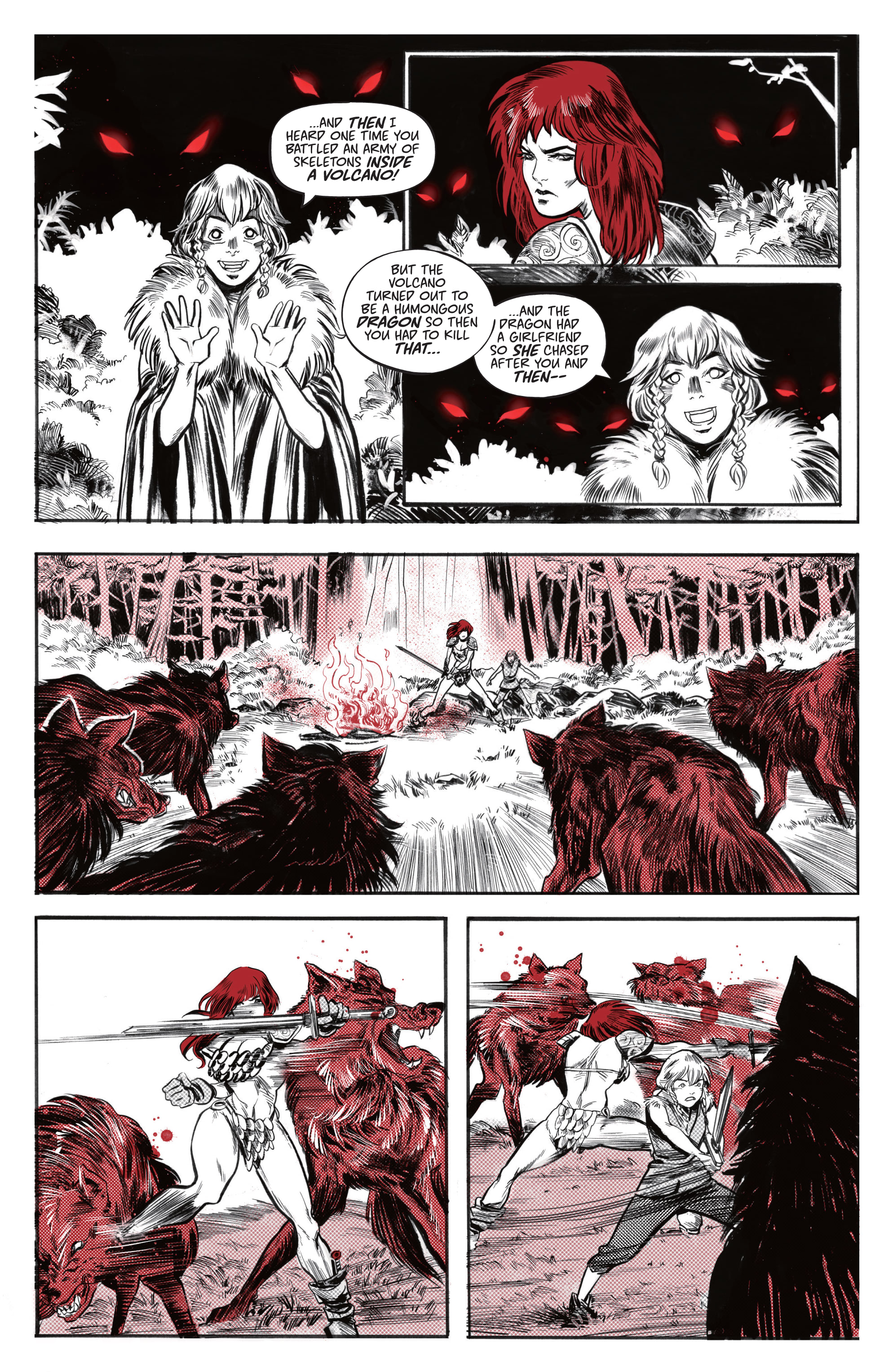 Red Sonja: Black, White, Red (2021-) issue 3 - Page 21