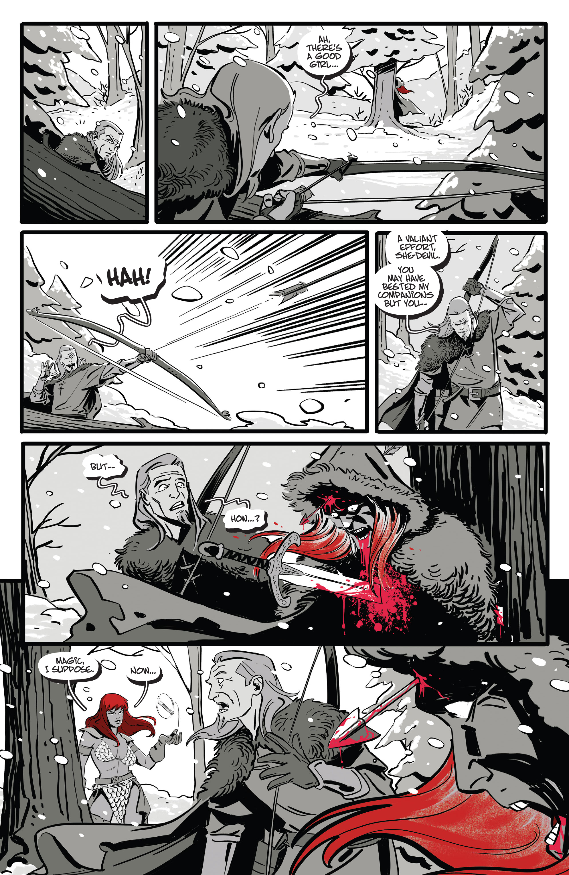 Red Sonja: Black, White, Red (2021-) issue 5 - Page 14