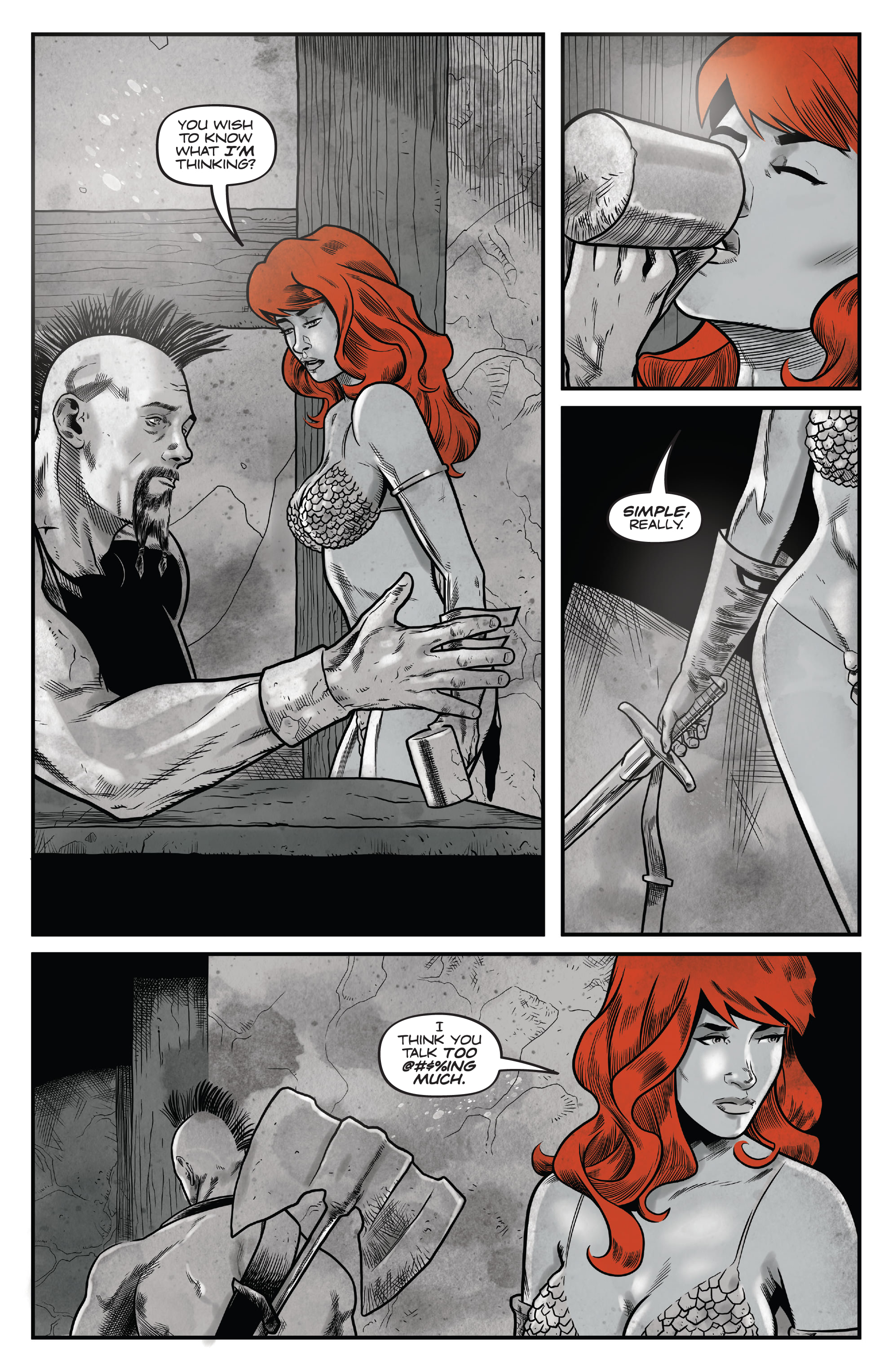 Red Sonja: Black, White, Red (2021-) issue 5 - Page 32