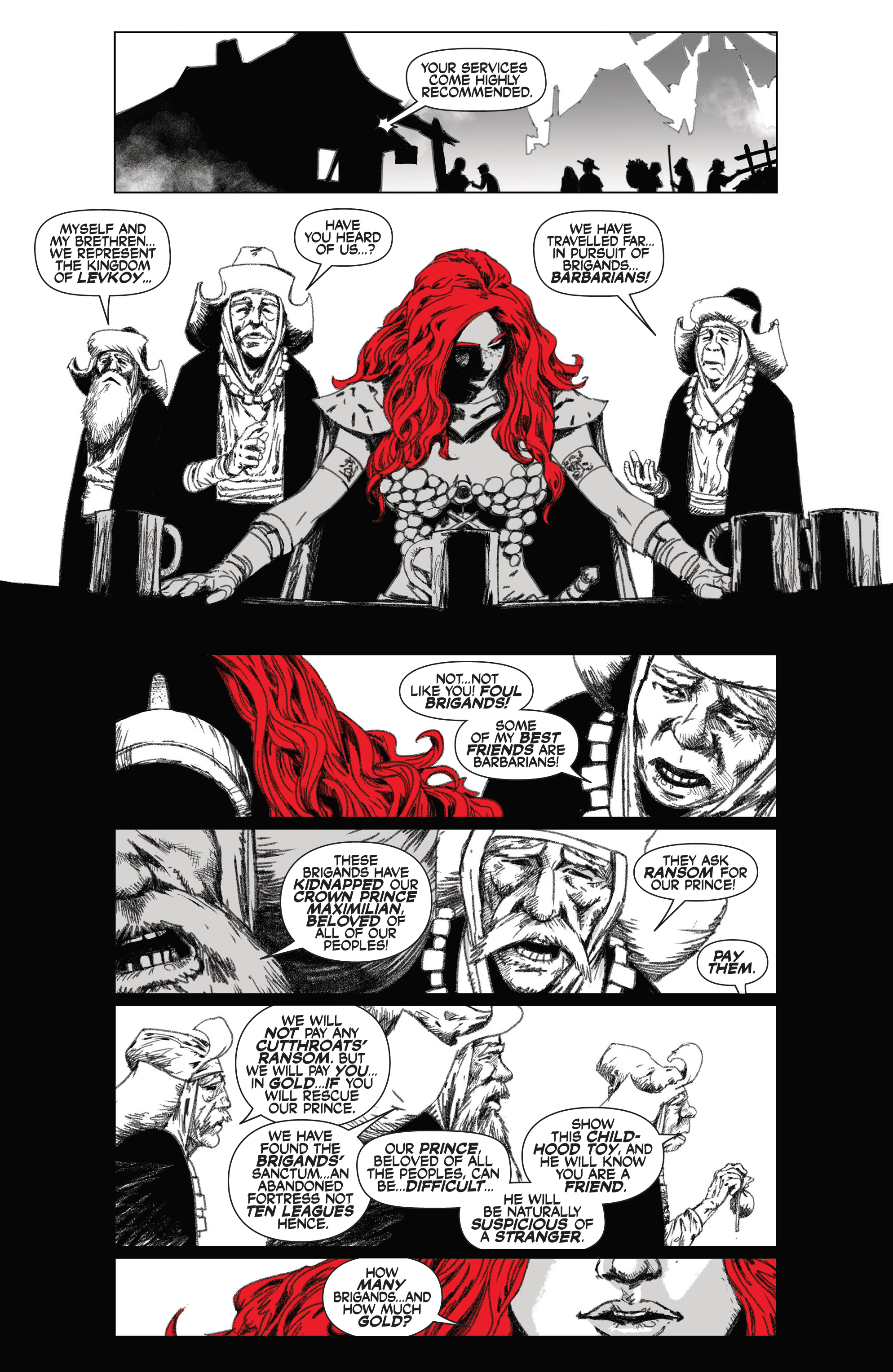 Red Sonja: Black, White, Red (2021-) issue 6 - Page 6