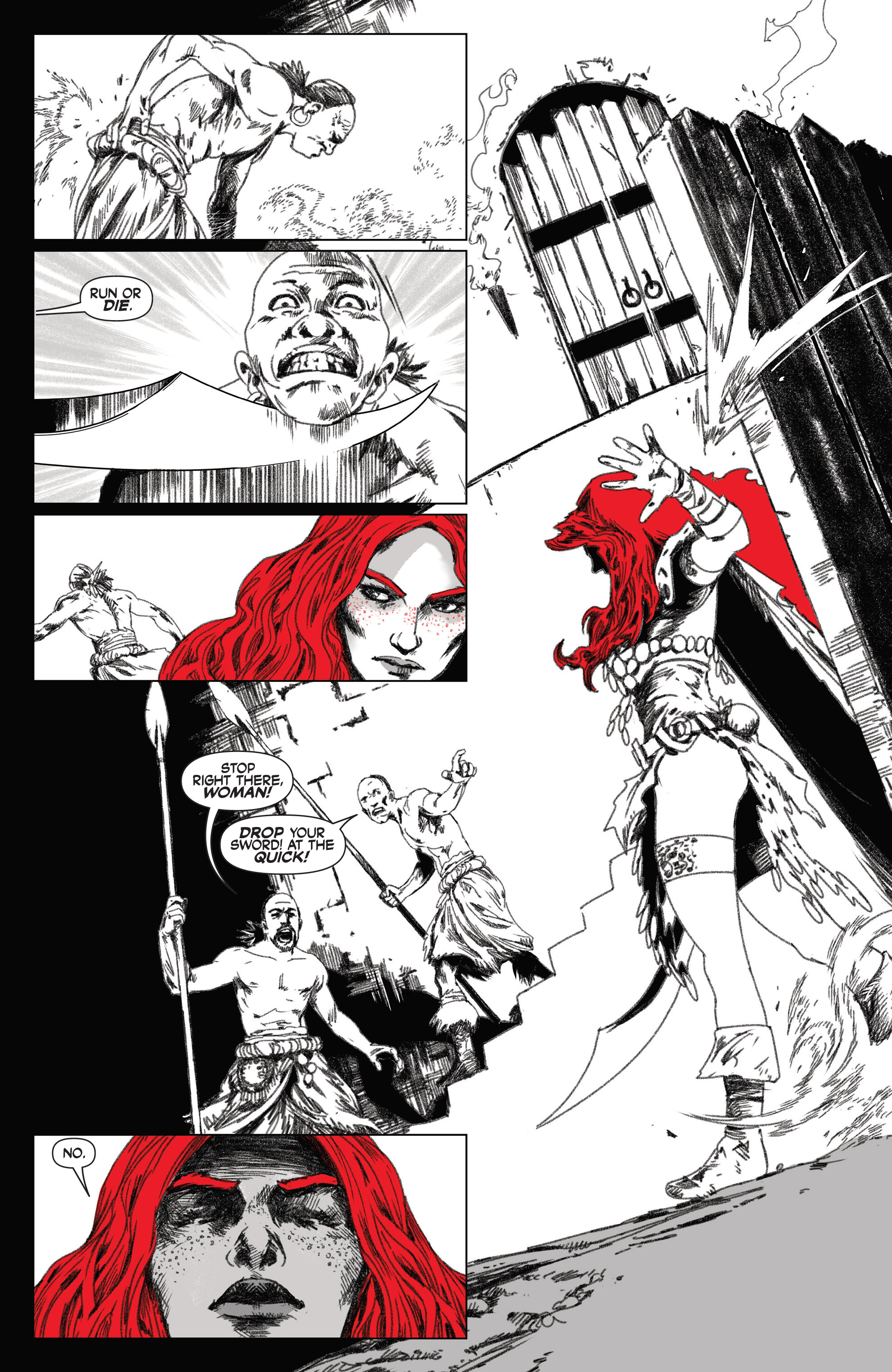 Red Sonja: Black, White, Red (2021-) issue 6 - Page 9