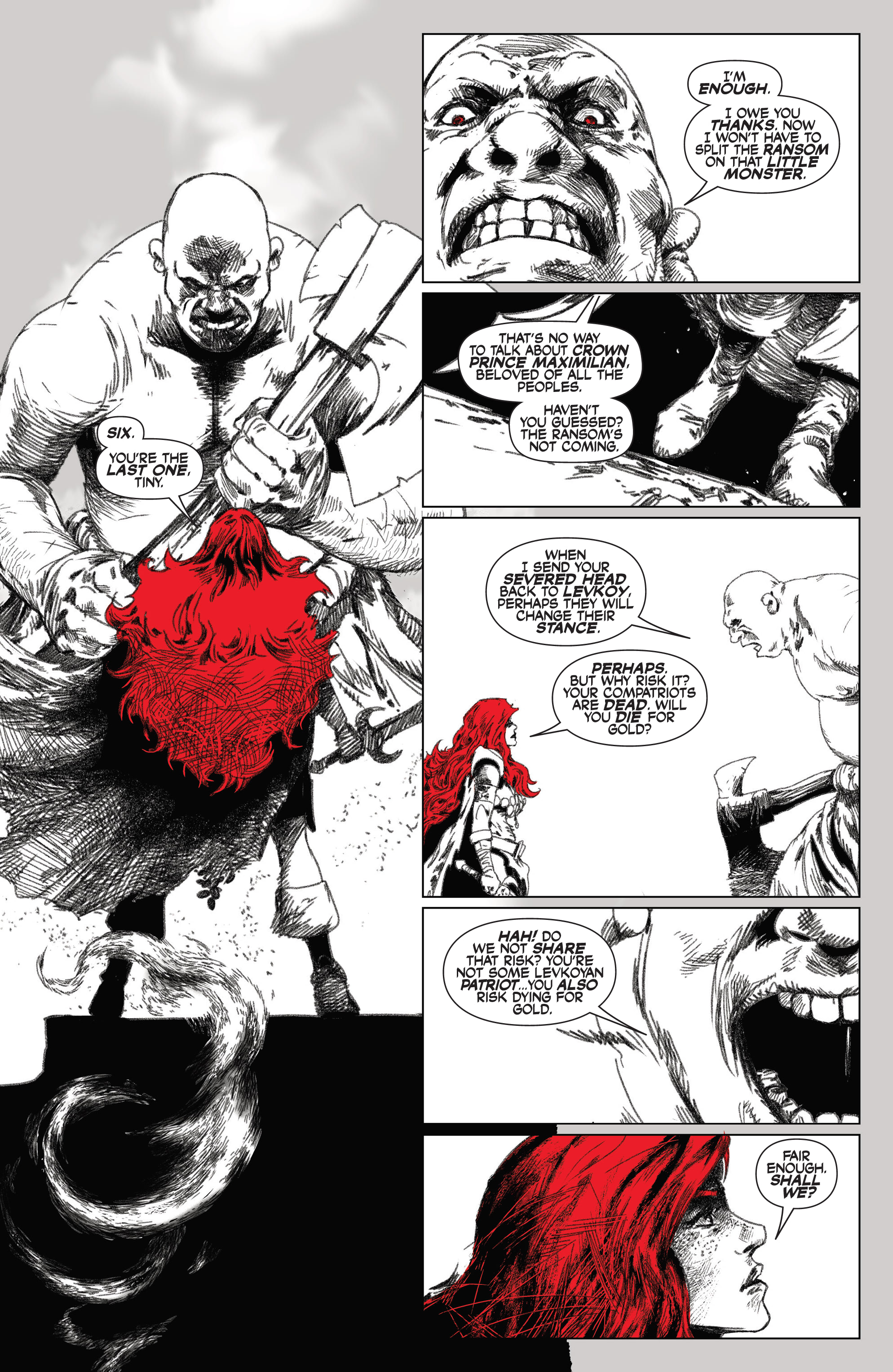 Red Sonja: Black, White, Red (2021-) issue 6 - Page 11